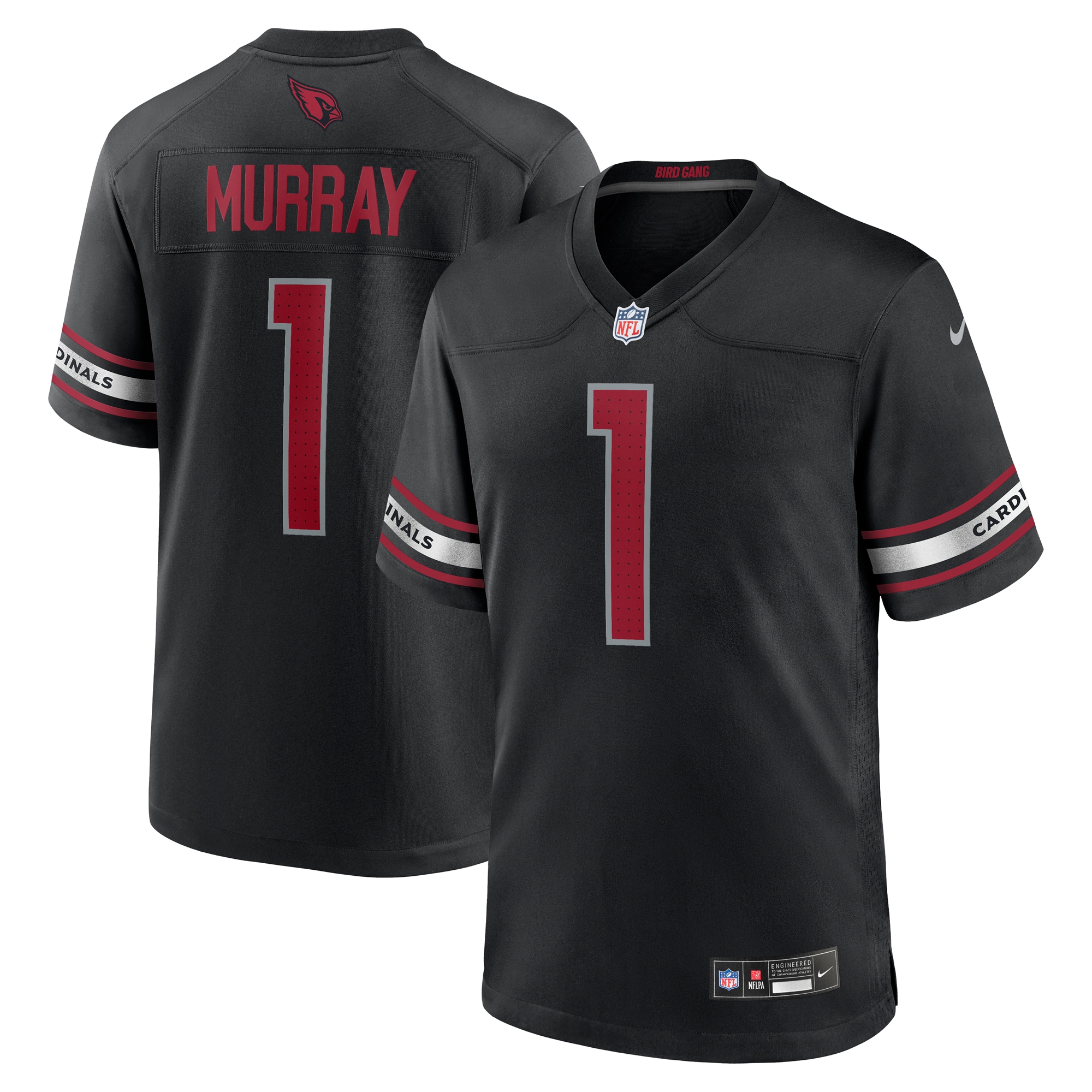 Men's Arizona Cardinals Kyler Murray Black Game Jersey Js5018