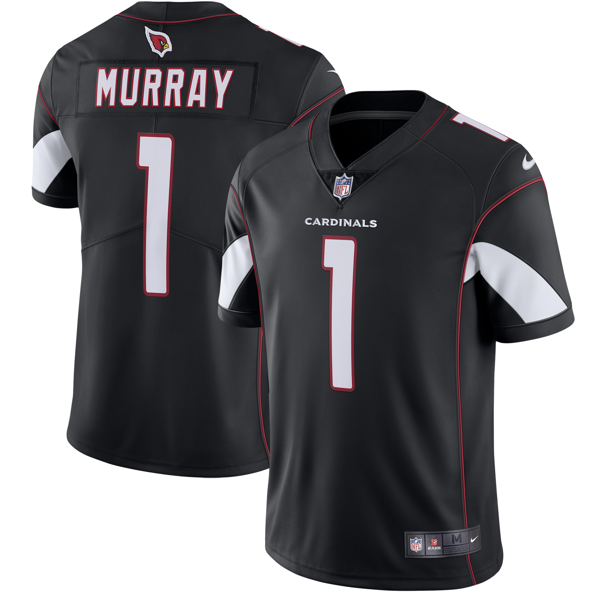 Men's Arizona Cardinals Kyler Murray Black Vapor Limited Jersey Js6034