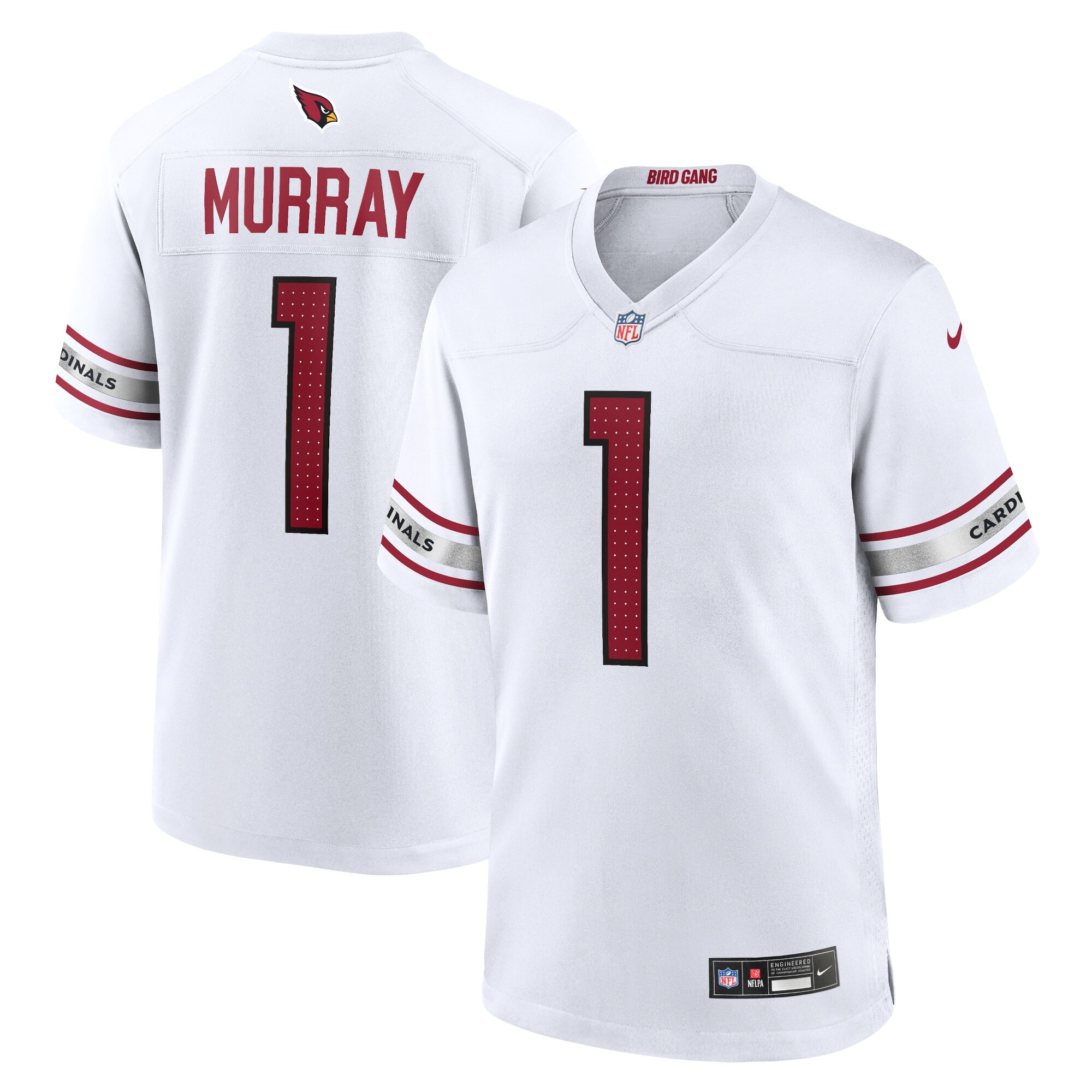 Men's Arizona Cardinals Kyler Murray White Game Player Jersey Js3956
