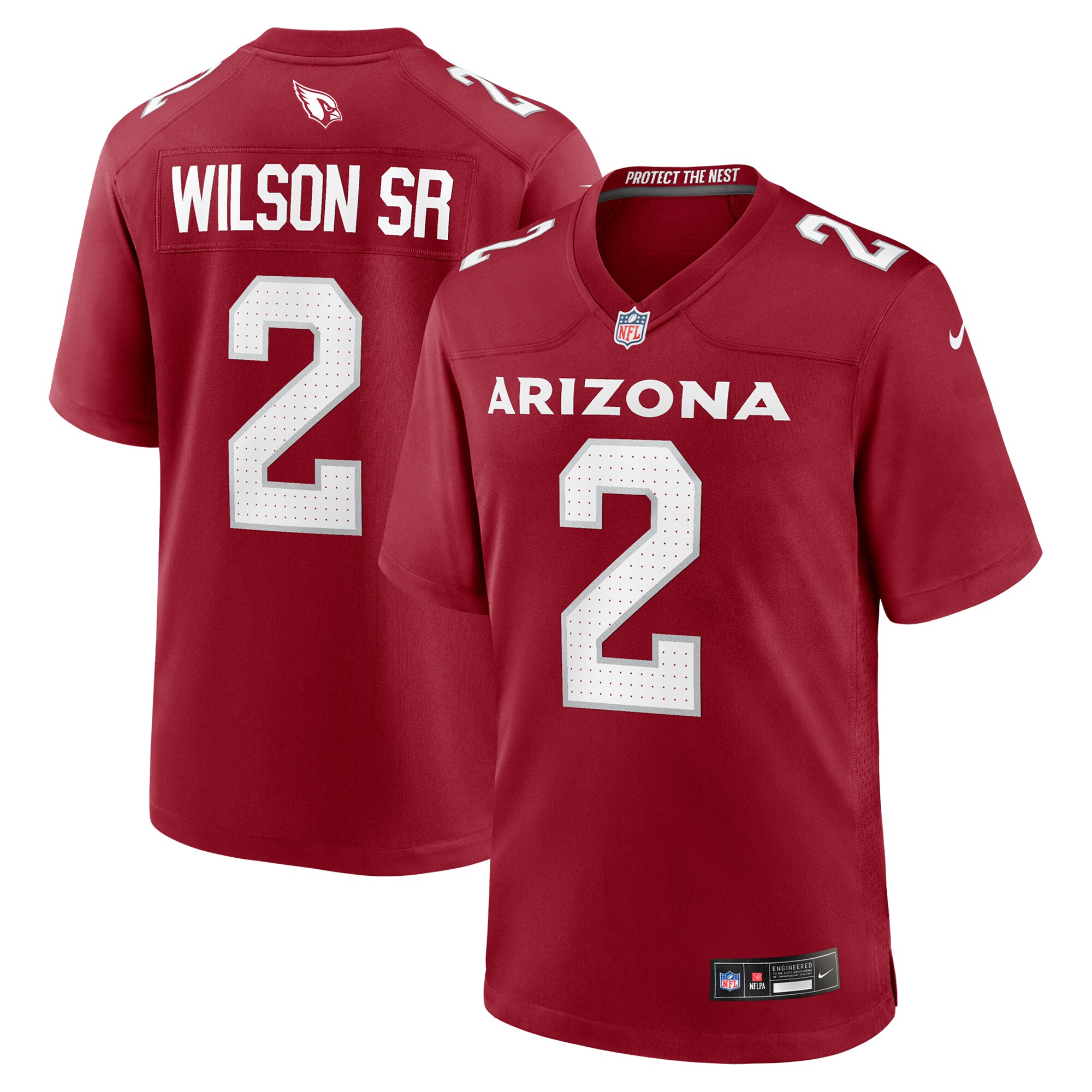 Men's Arizona Cardinals Mack Wilson Sr. Cardinal Team Game Jersey Js2360