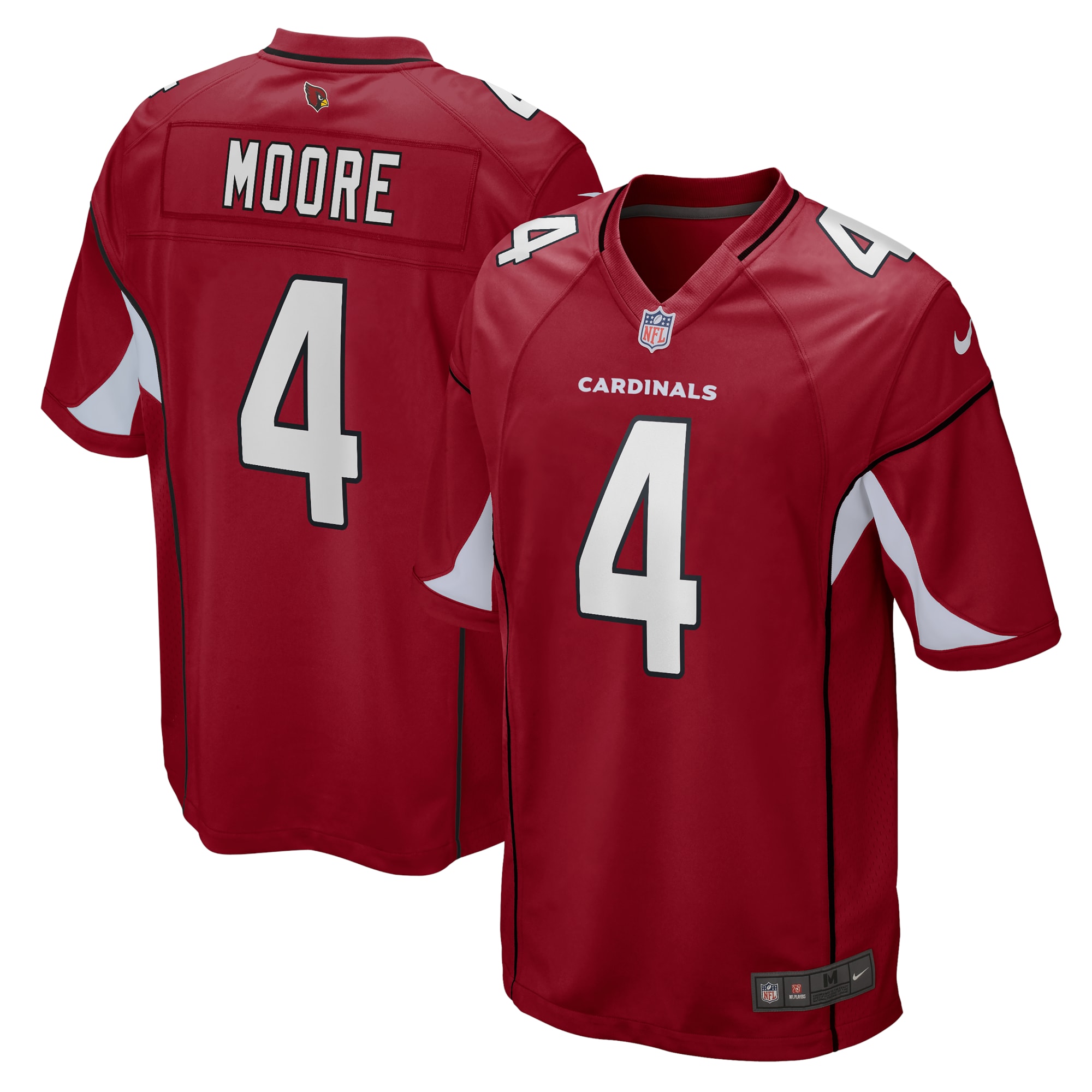 Men's Arizona Cardinals Rondale Moore Cardinal Team Game Jersey Js1399