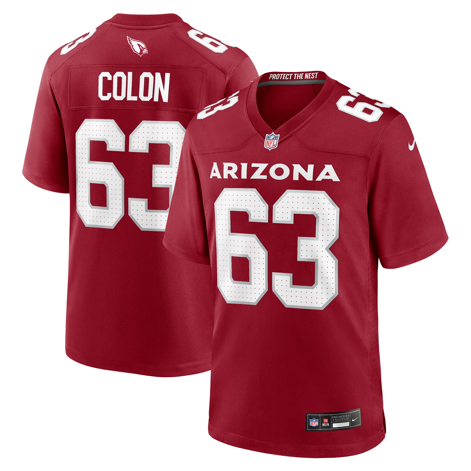 Men's Arizona Cardinals Trystan Colon Cardinal Team Game Jersey Js6682