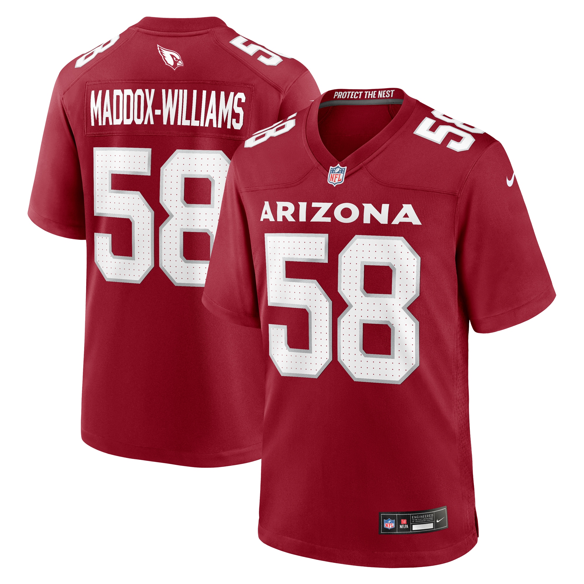 Men's Arizona Cardinals Tyreek Maddox-williams Cardinal Game Jersey Js3937