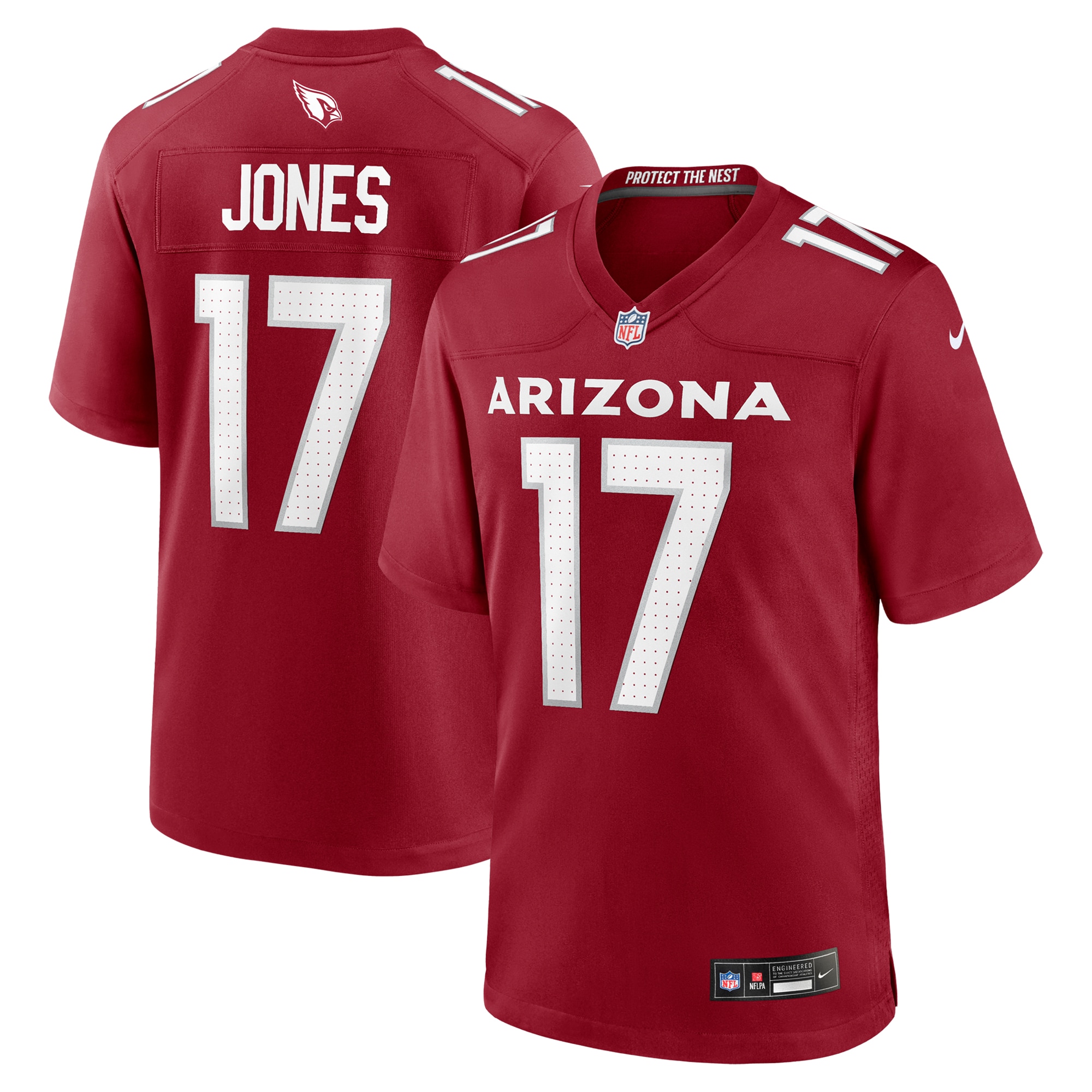 Men's Arizona Cardinals Zay Jones Cardinal Team Game Jersey Js9706