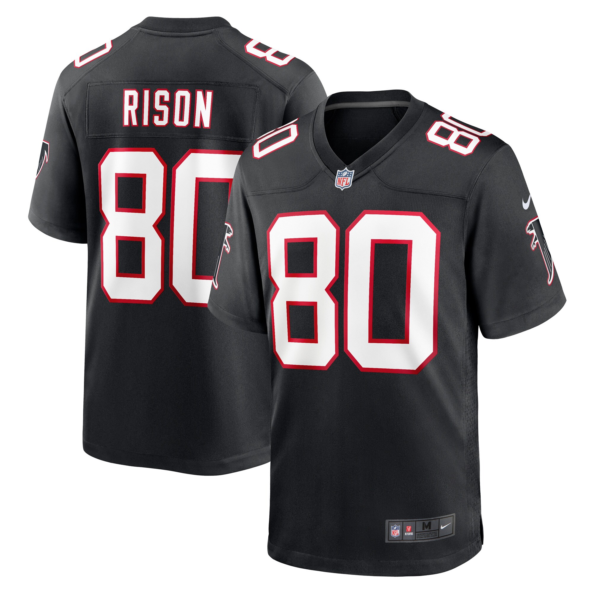 Men's Atlanta Falcons Andre Rison Black Retired Player Jersey Js6861