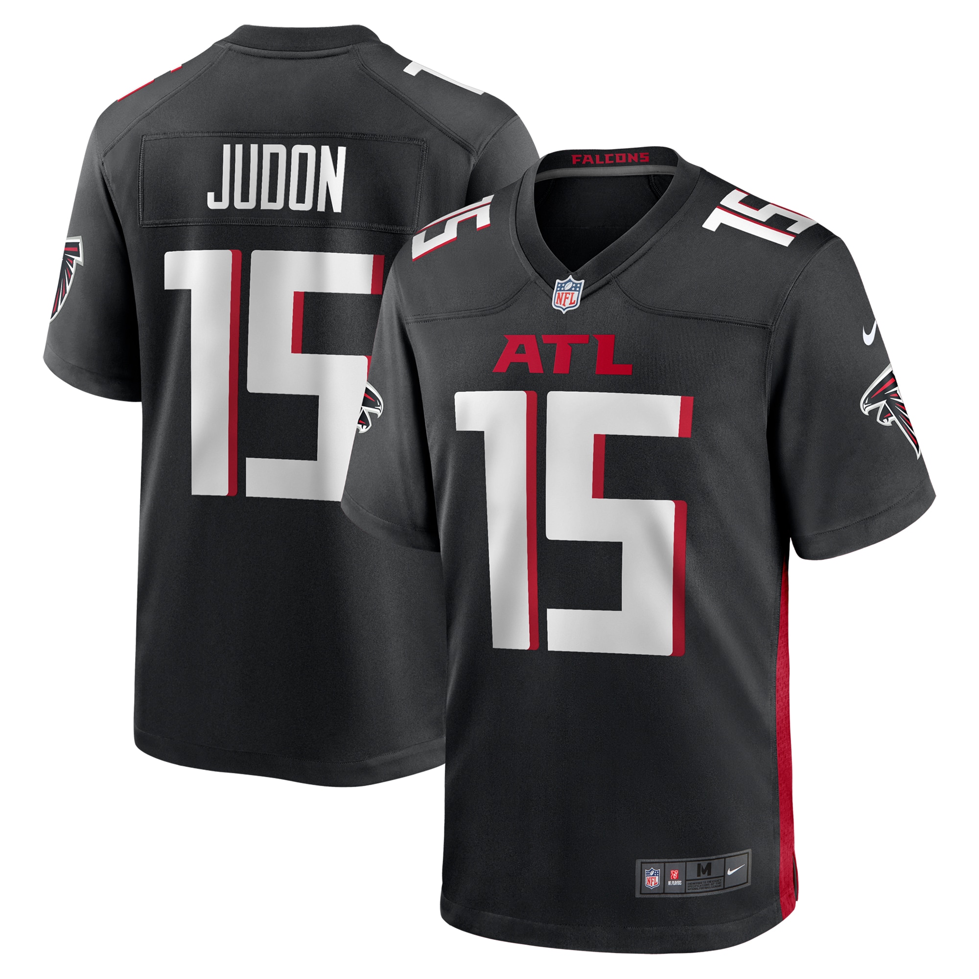 Men's Atlanta Falcons Matthew Judon Black Player Game Jersey Js4236