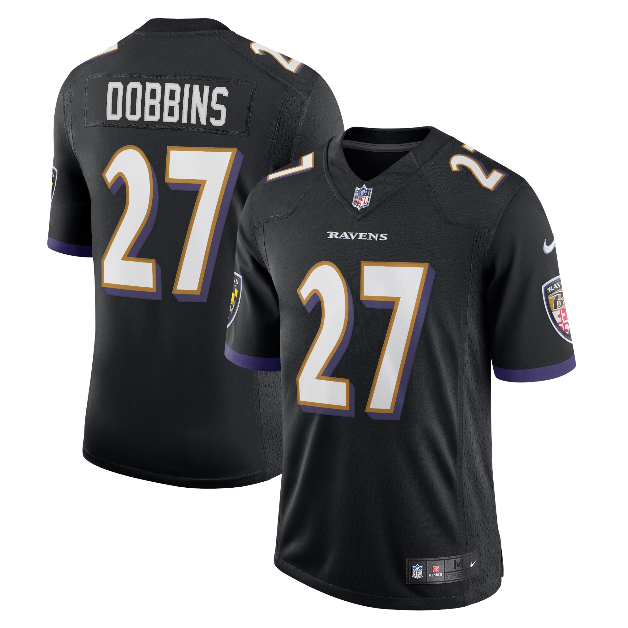 Men's Baltimore Ravens J.k. Dobbins Black Vapor Limited Jersey Js1320