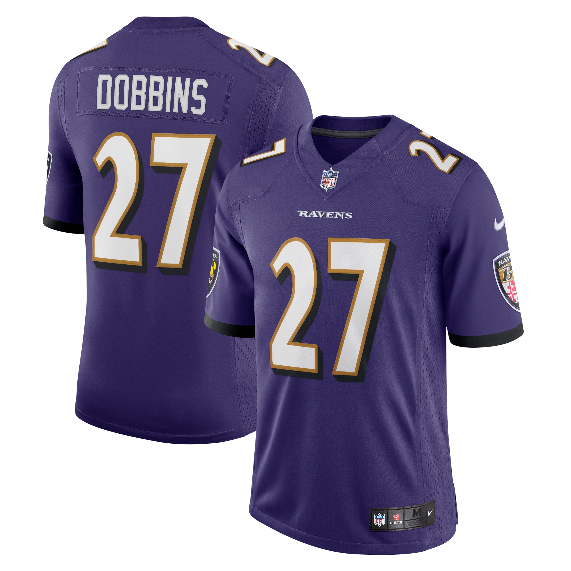 Men's Baltimore Ravens J.k. Dobbins Purple Vapor Limited Jersey Js4170