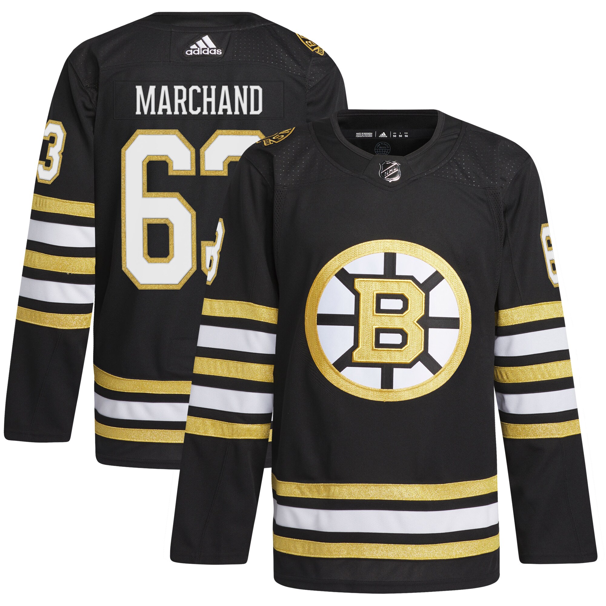 Men's Boston Bruins Brad Marchand Black Alternate Primegreen Player Jersey