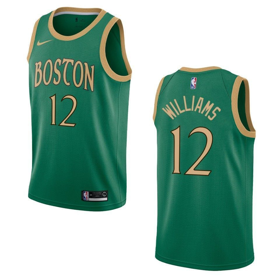 Men's Boston Celtics 12 Grant Williams City Swingman Jersey - Kelly Green