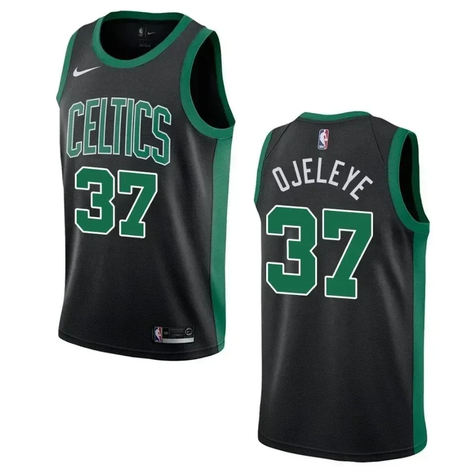 Men's Boston Celtics 37 Semi Ojeleye Statement Swingman Jersey - Black