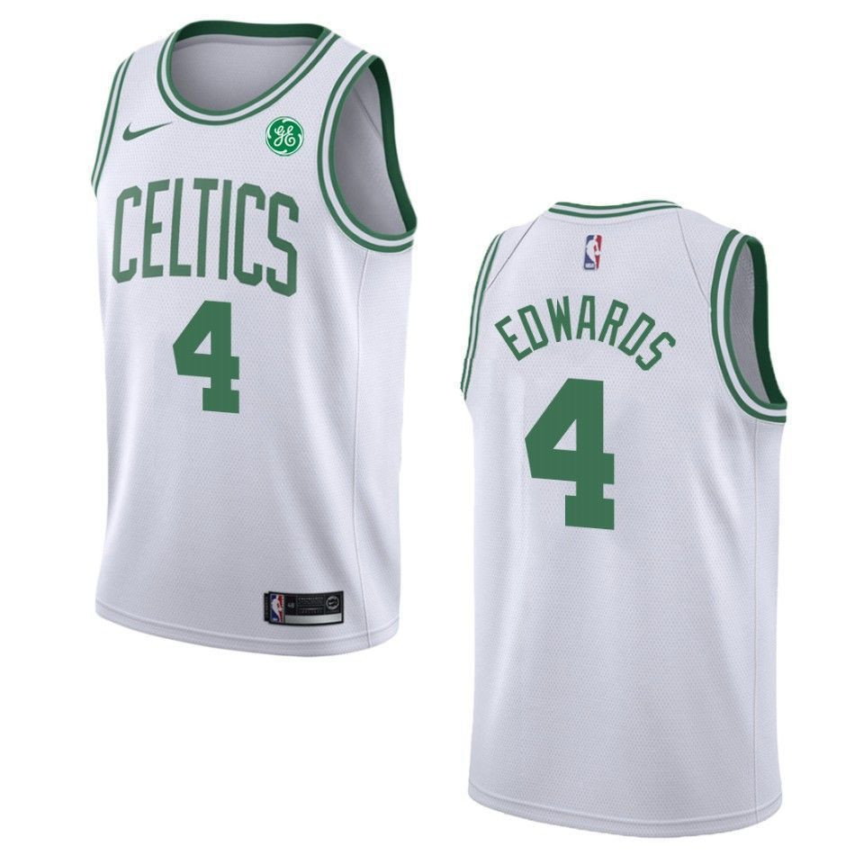 Men's Boston Celtics 4 Carsen Edwards Association Swingman Jersey - White