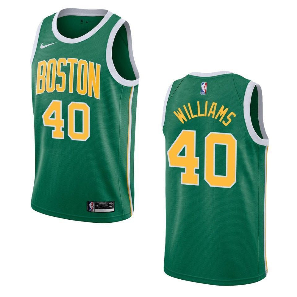 Men's Boston Celtics 40 Grant Williams Earned Swingman Jersey - Green