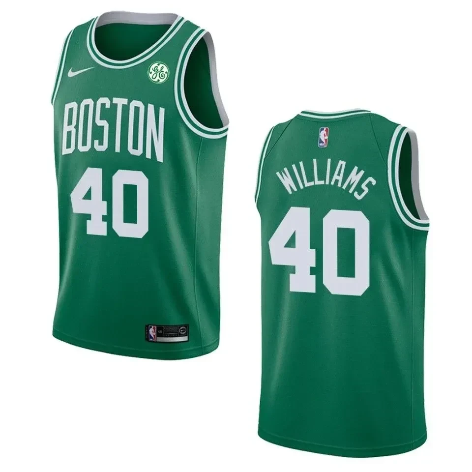 Men's Boston Celtics 40 Grant Williams Icon Swingman Jersey - Green