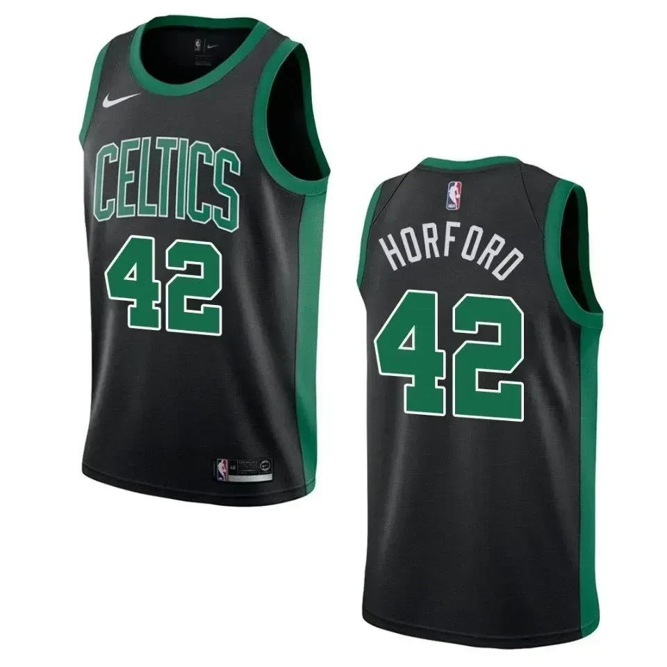 Men's Boston Celtics 42 Al Horford Statement Swingman Jersey - Black