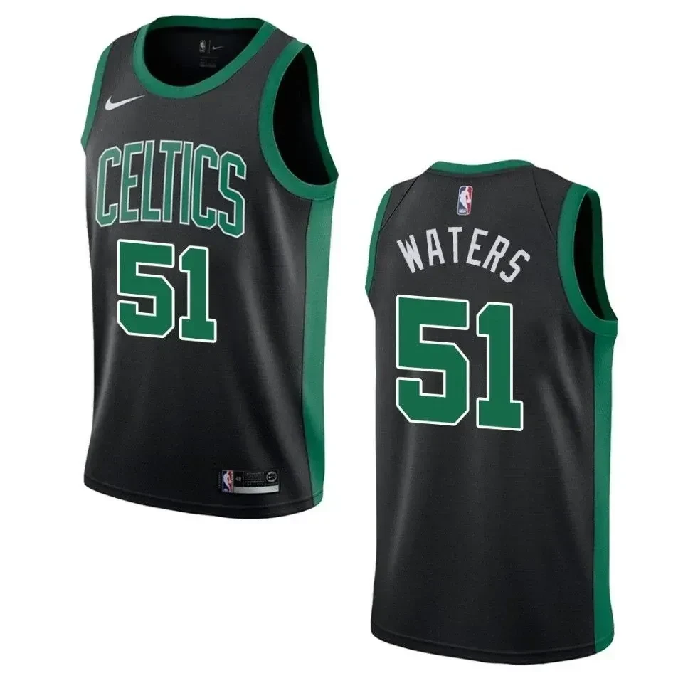 Men's Boston Celtics 51 Tremont Waters Statement Swingman Jersey - Black