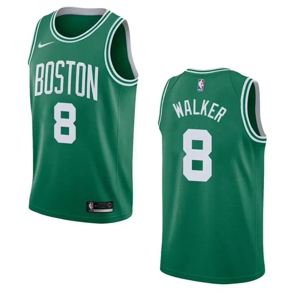 Men's Boston Celtics 8 Kemba Walker Icon Swingman Jersey - Green