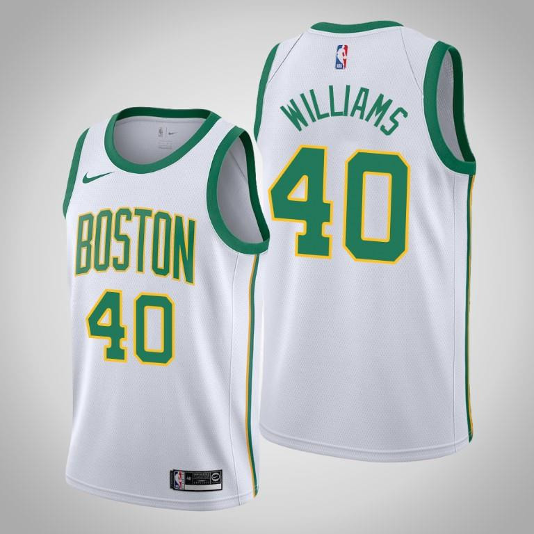 Men's Boston Celtics Grant Williams 40 White Swingman Jersey - City Edition - Men Jersey