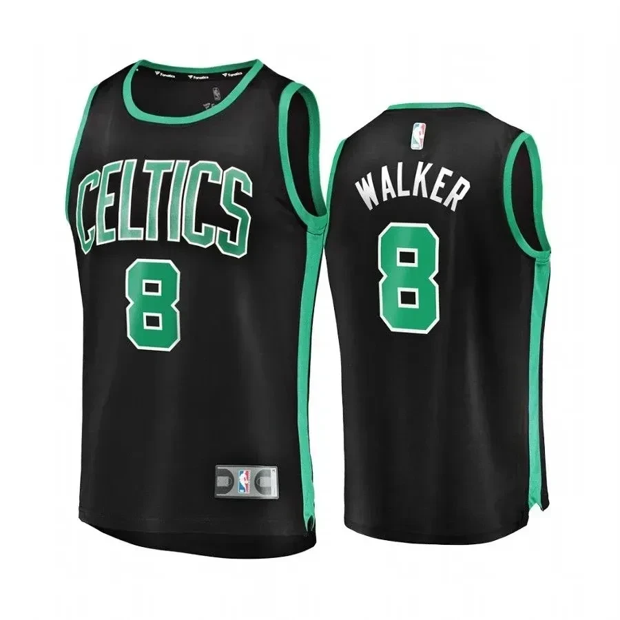 Men's Boston Celtics Kemba Walker Black Statet Jersey