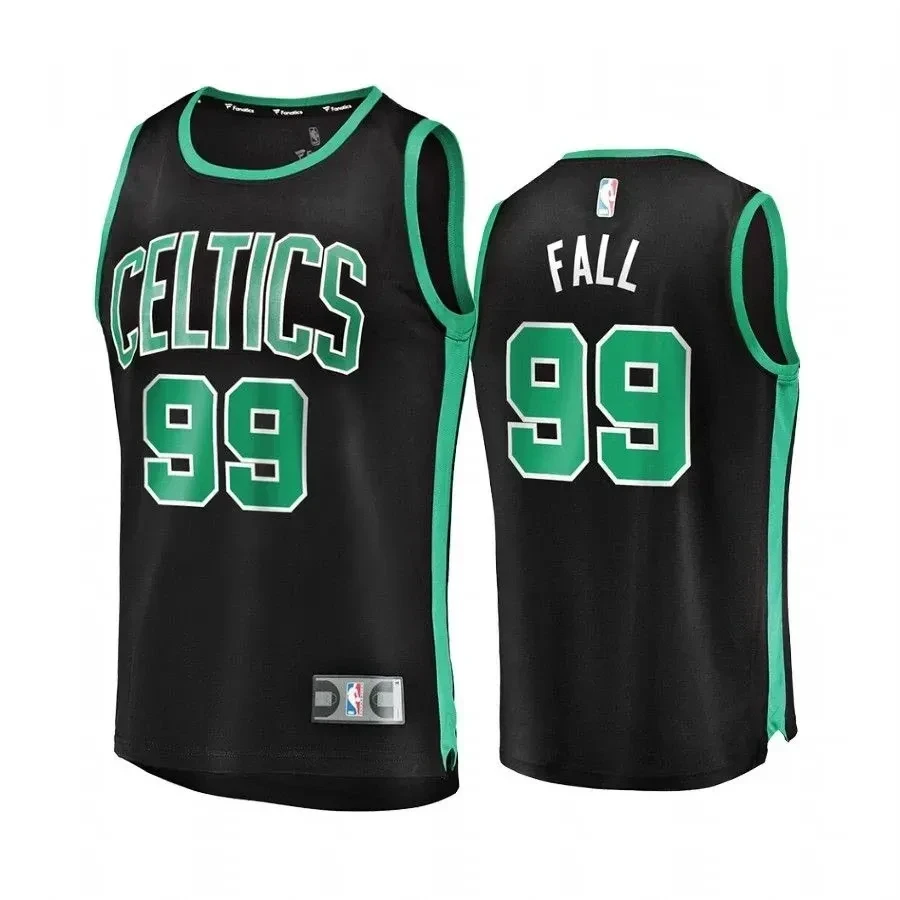 Men's Boston Celtics Tacko Fall Black Statet Jersey