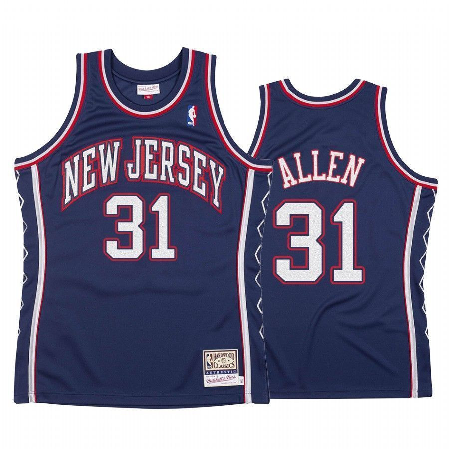 Men's Brooklyn Nets Jarrett Allen 31 Hardwood Classics Jersey