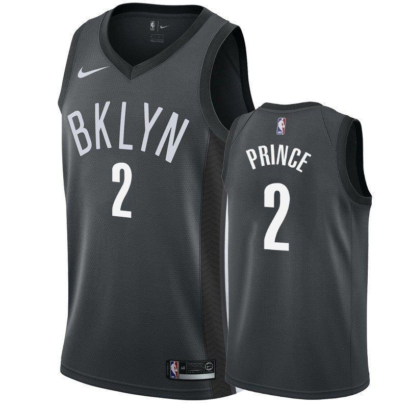 Men's Brooklyn Nets Taurean Prince 2 Statet Jersey