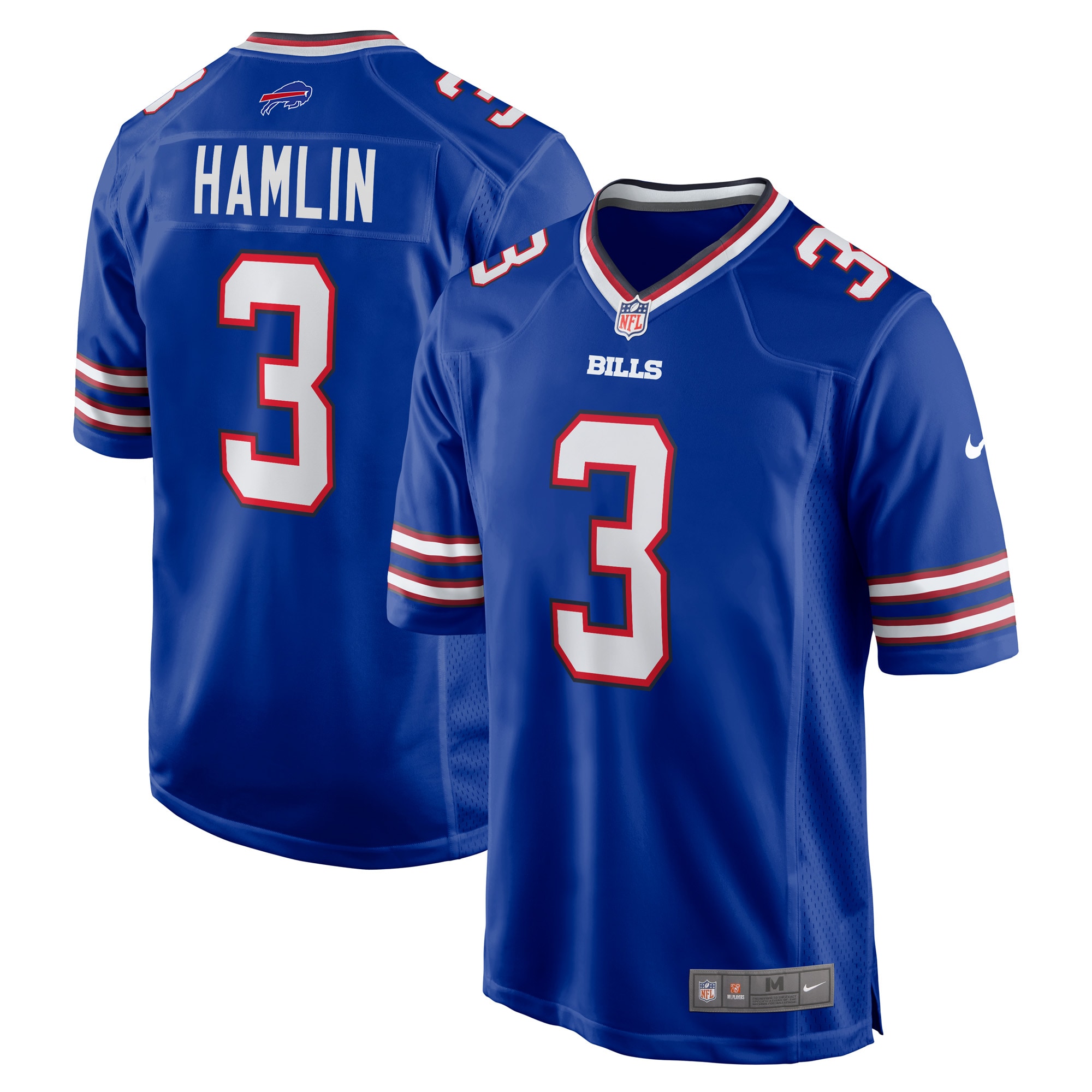 Men's Buffalo Bills Damar Hamlin Royal Game Jersey Js2870
