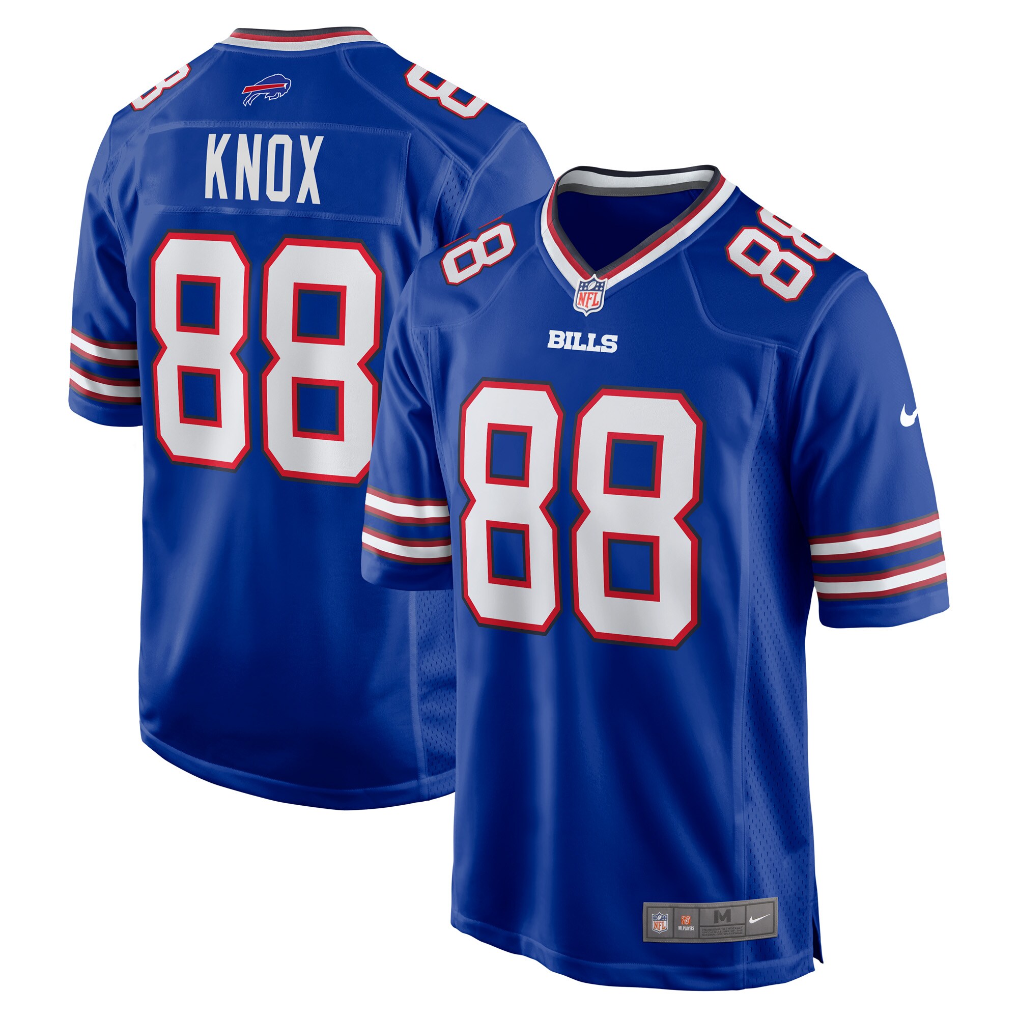 Men's Buffalo Bills Dawson Knox Royal Game Player Jersey Js4030