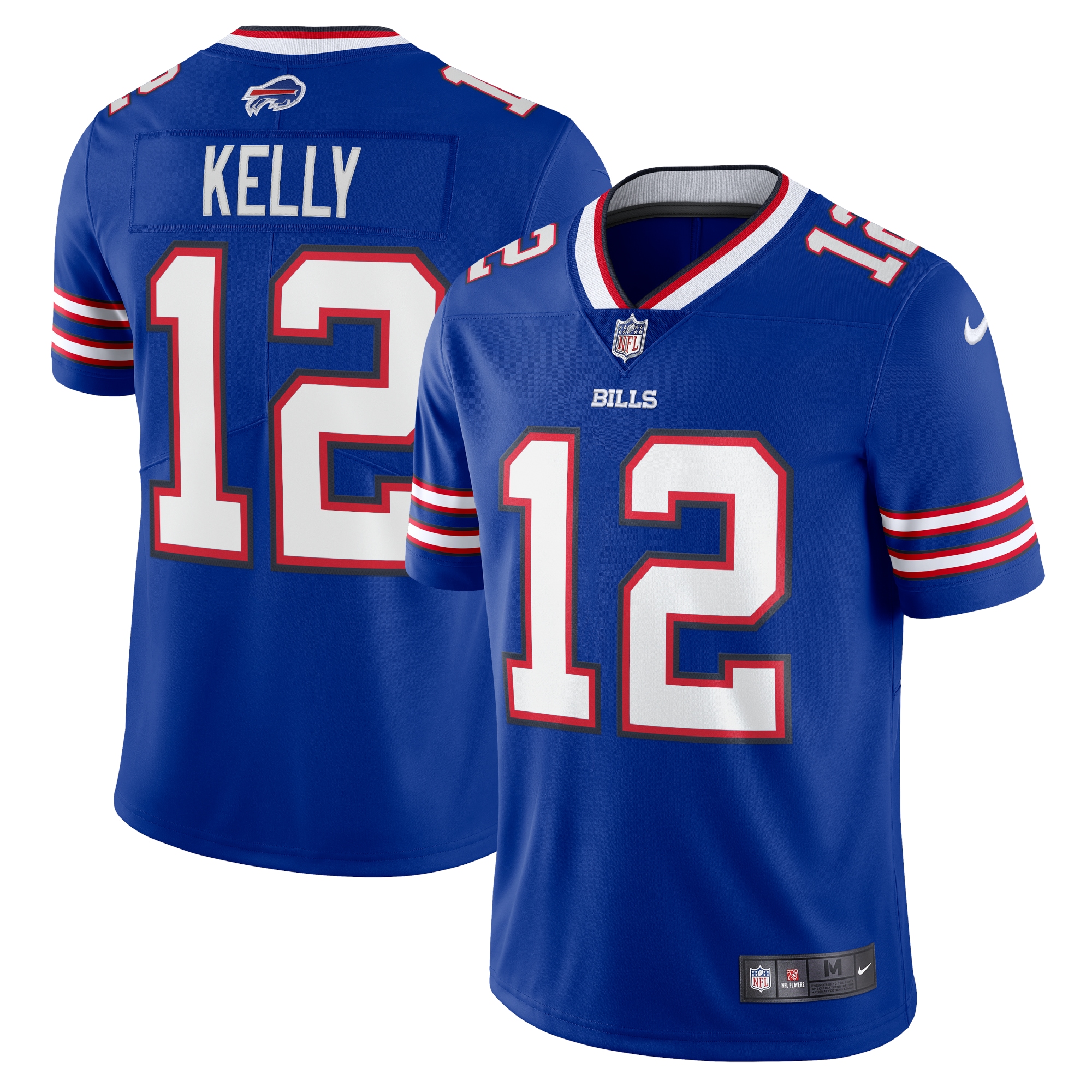 Men's Buffalo Bills Jim Kelly Royal '90s Throwback Retired Player Limited Jersey Js5433