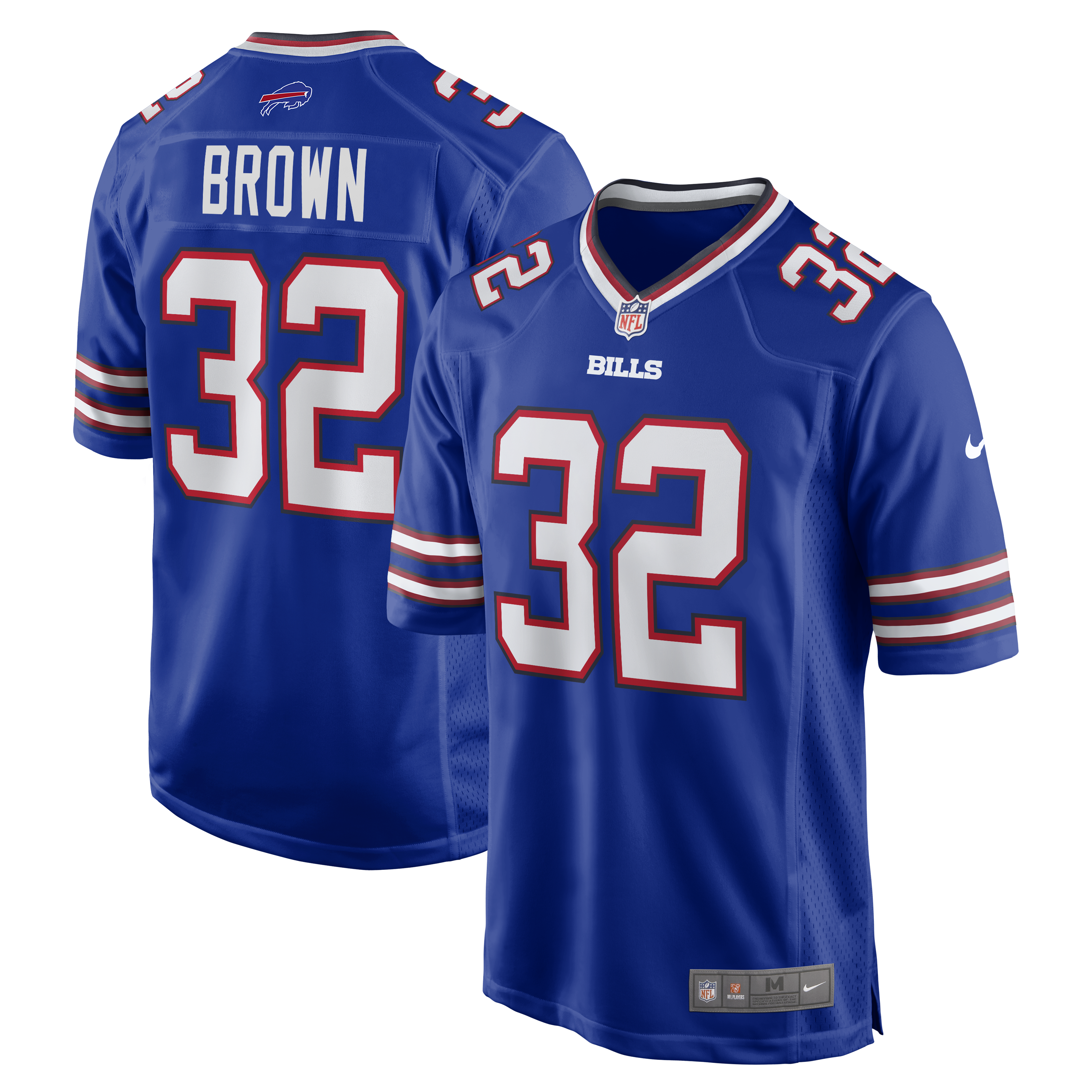 Men's Buffalo Bills Kyron Brown Royal Game Jersey Js8714