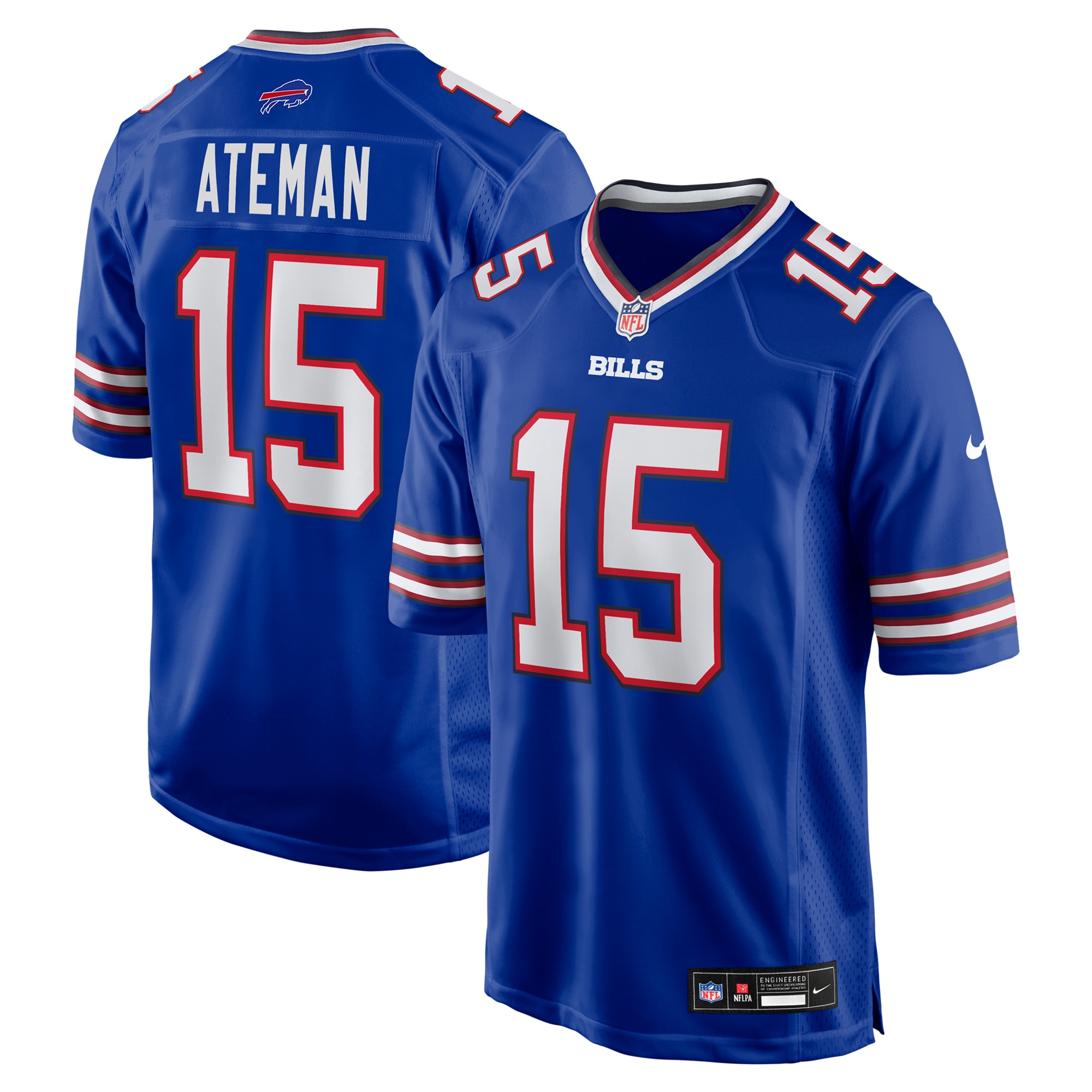 Men's Buffalo Bills Marcell Ateman Royal Team Game Jersey Js9922