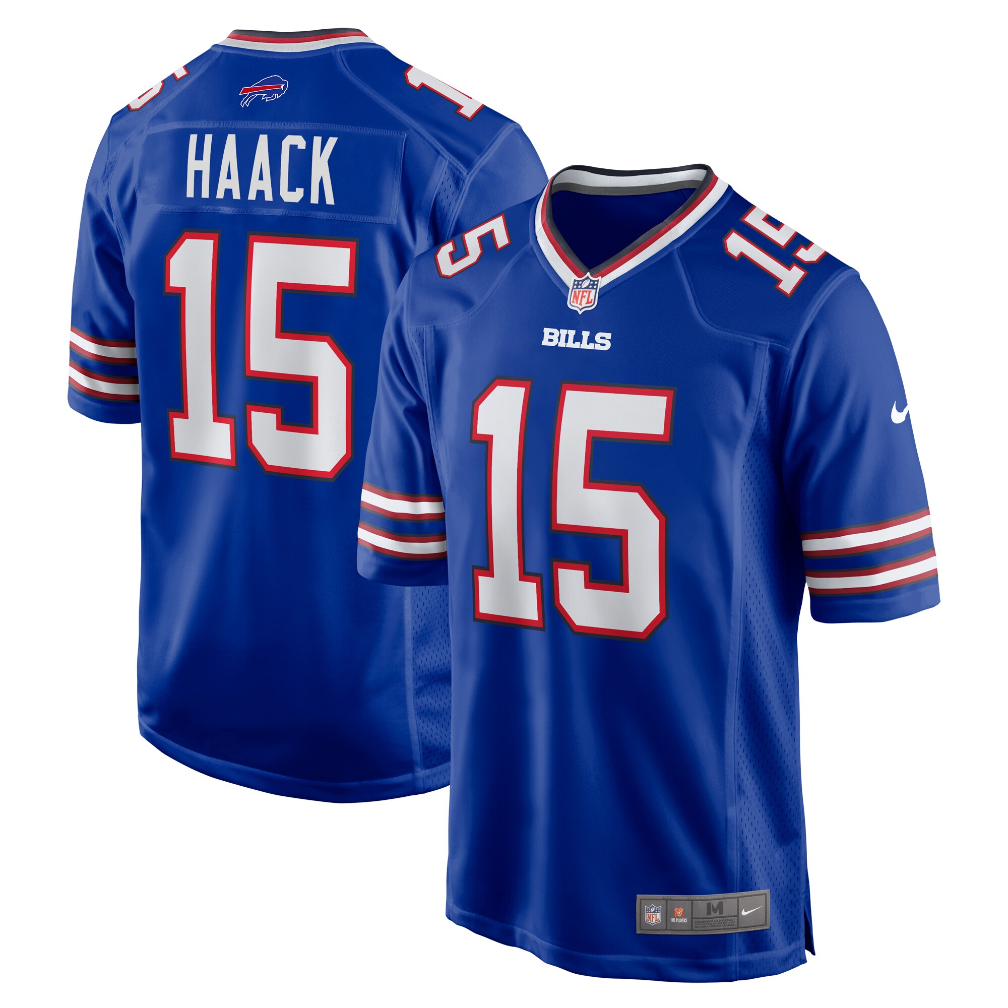 Men's Buffalo Bills Matt Haack Royal Game Jersey Js6198