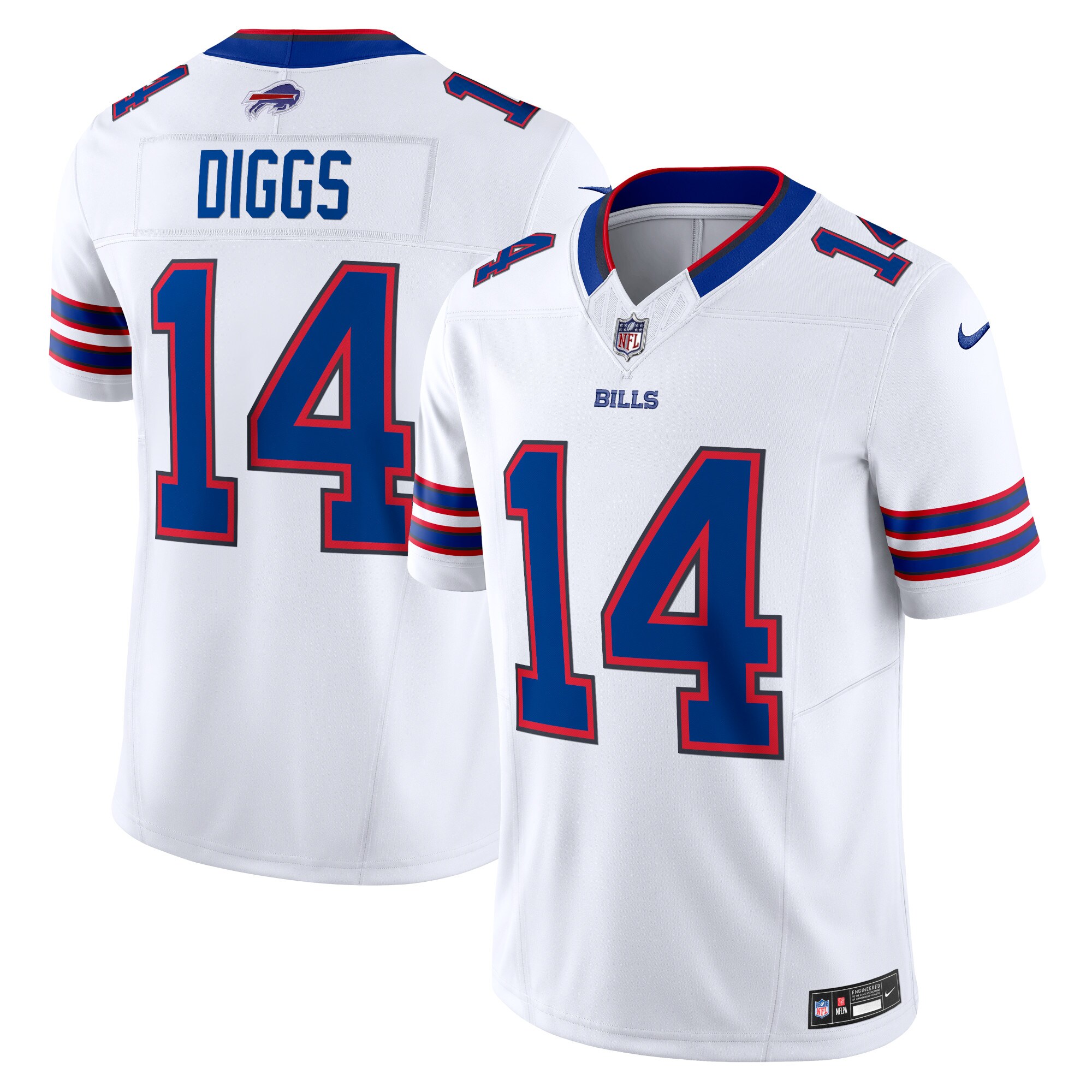 Men's Buffalo Bills Stefon Diggs White Vapor F.u.s.e. Limited Jersey Js6873
