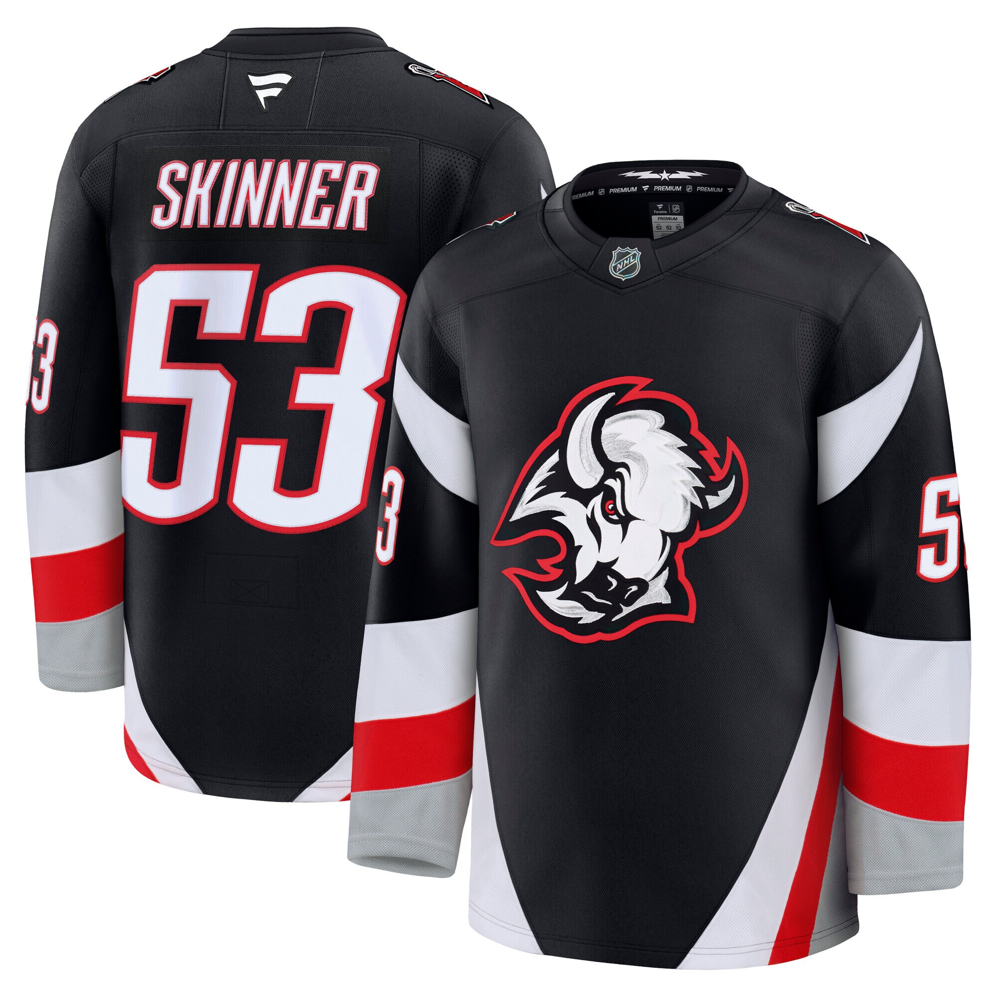 Men's Buffalo Sabres Jeff Skinner Black Alternate Premium Jersey