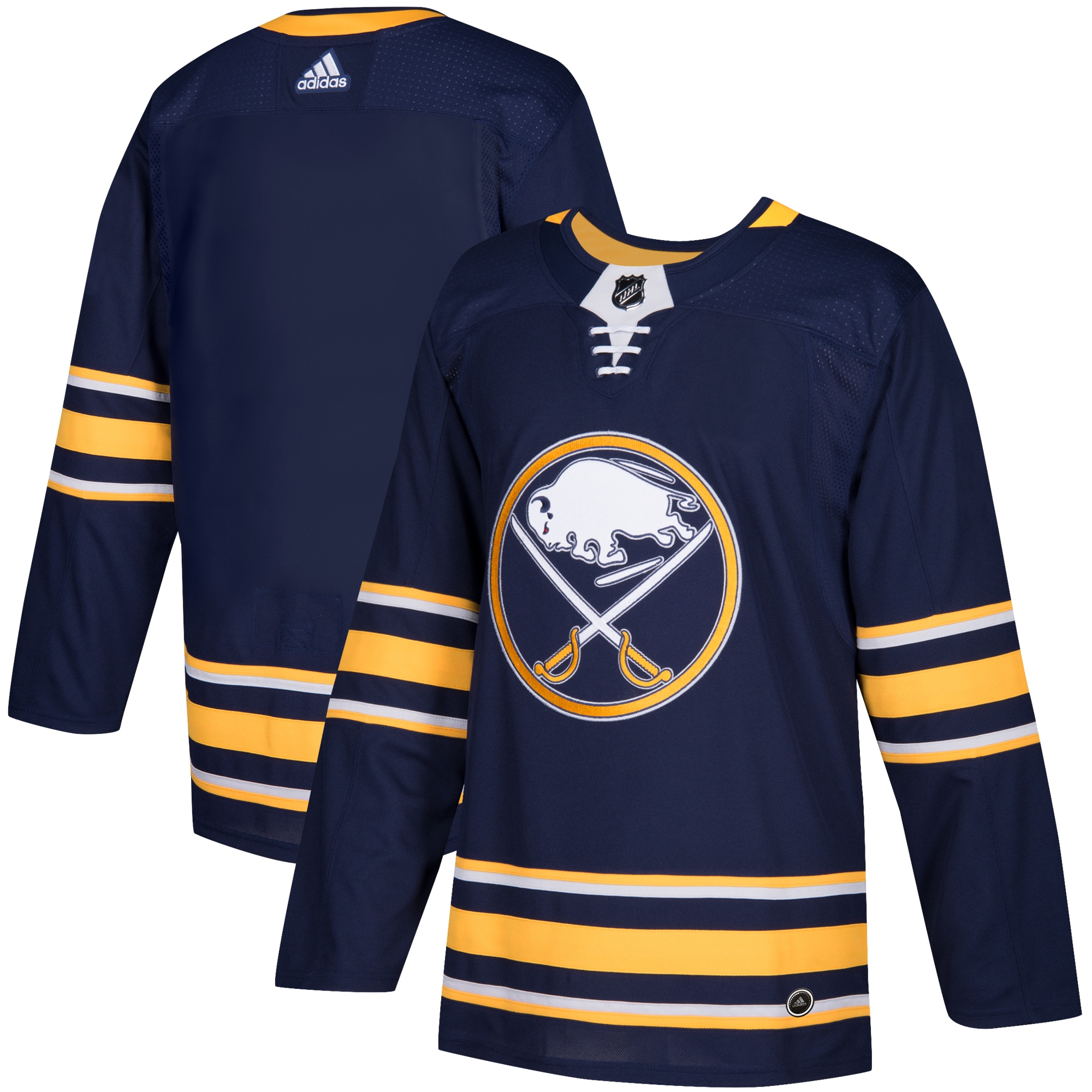 Men's Buffalo Sabres Navy Home Blank Jersey