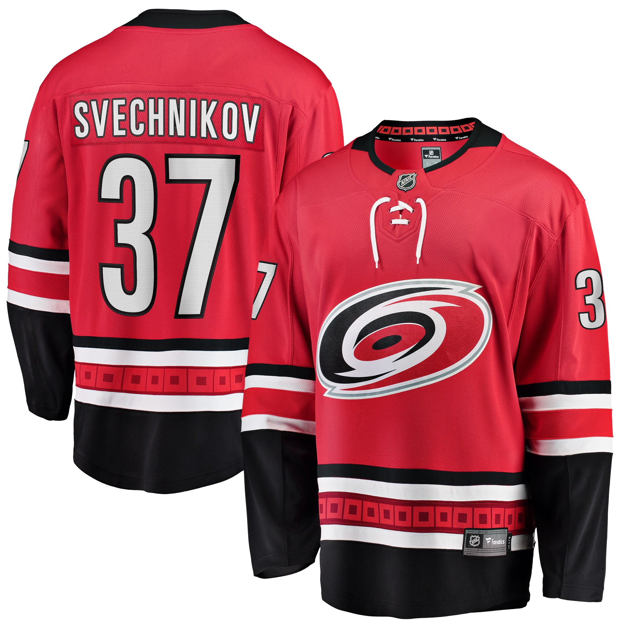 Men's Carolina Hurricanes Andrei Svechnikov Red Alternate Breakaway Player Jersey