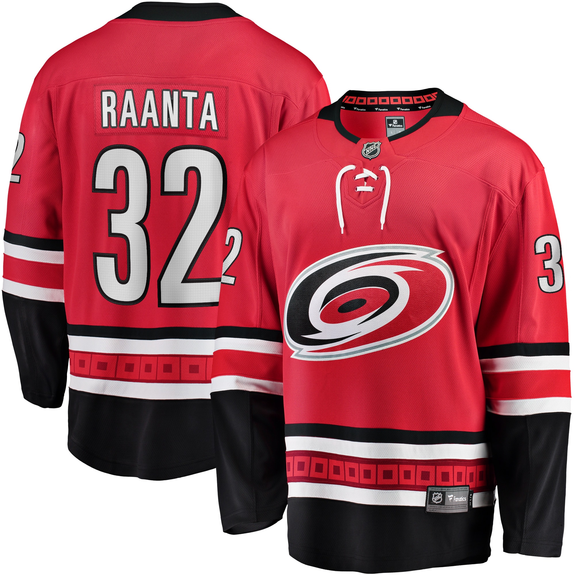 Men's Carolina Hurricanes Antti Raanta Red Alternate Breakaway Player Jersey