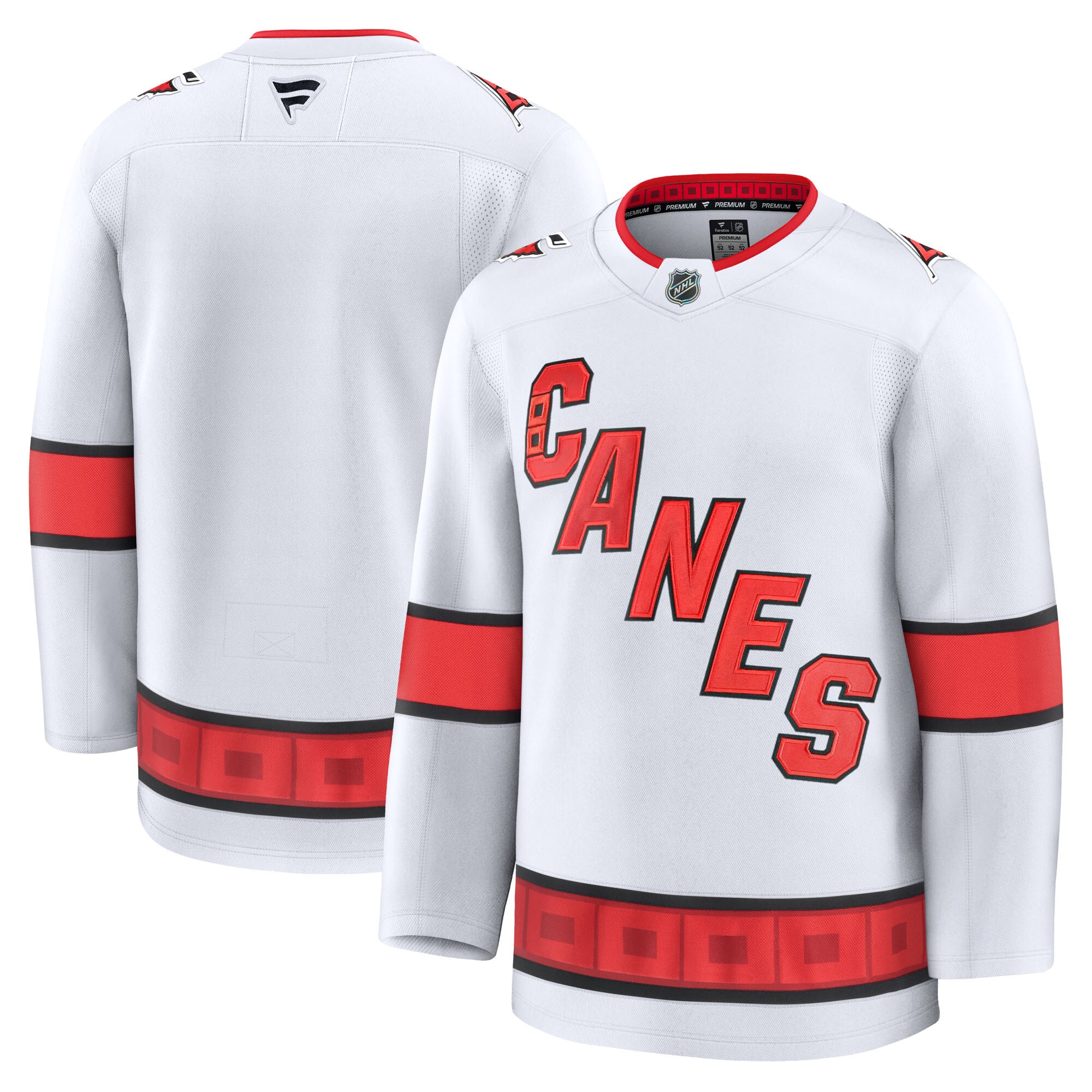 Men's Carolina Hurricanes White Away Premium Jersey