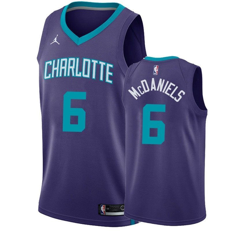 Men's Charlotte Hornets Jalen Mcdaniels 6 Statet Jersey