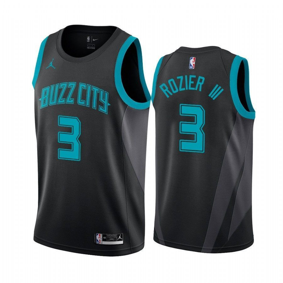 Men's Charlotte Hornets Terry Rozier Iii 3 City Men's Jersey