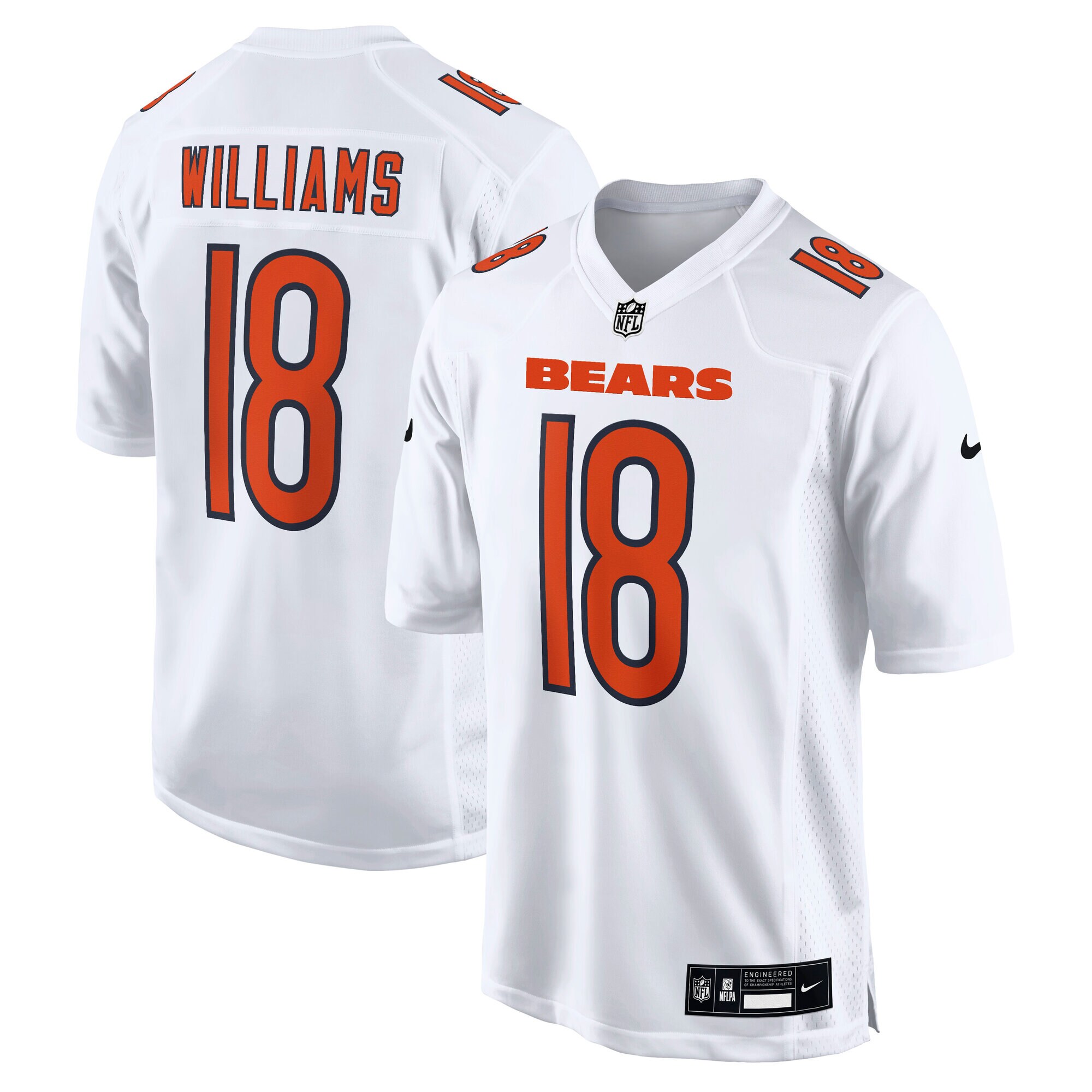 Men's Chicago Bears Caleb Williams Tundra White Fashion Jersey Js1367