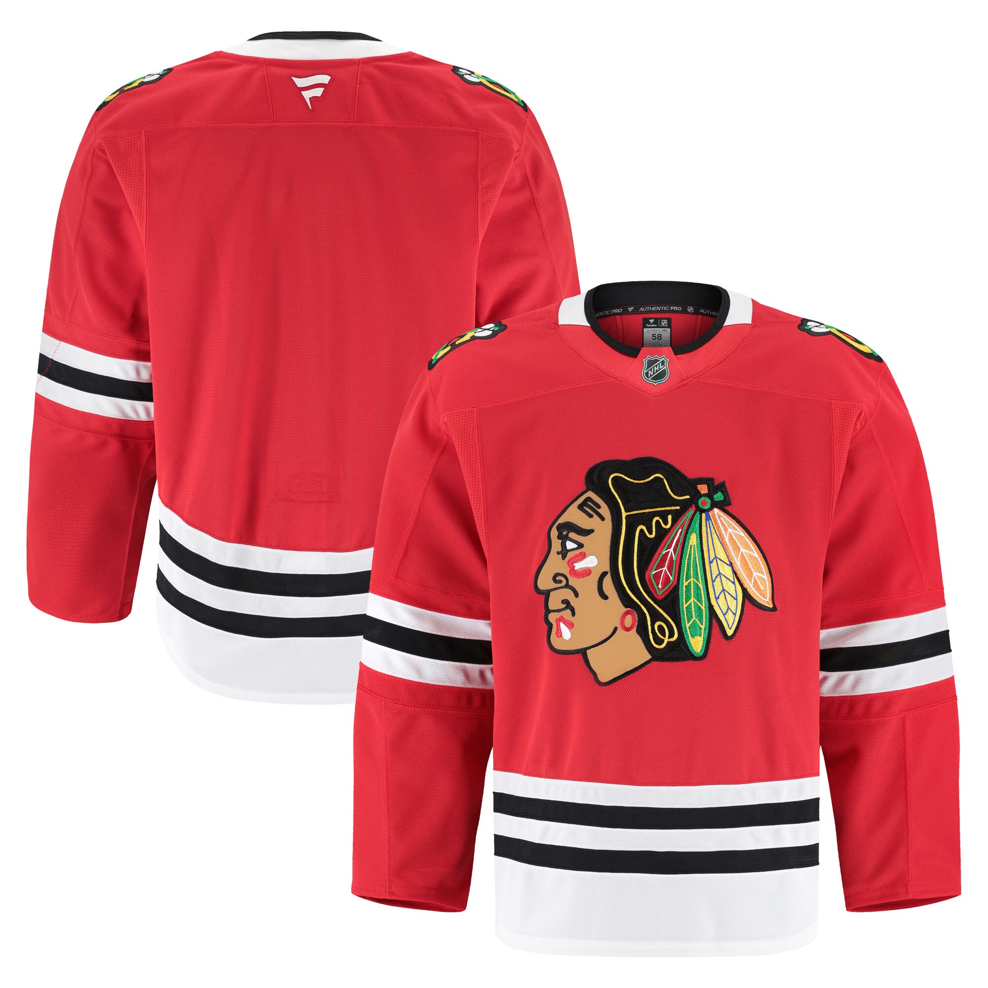 Men's Chicago Blackhawks Red Home Pro Jersey