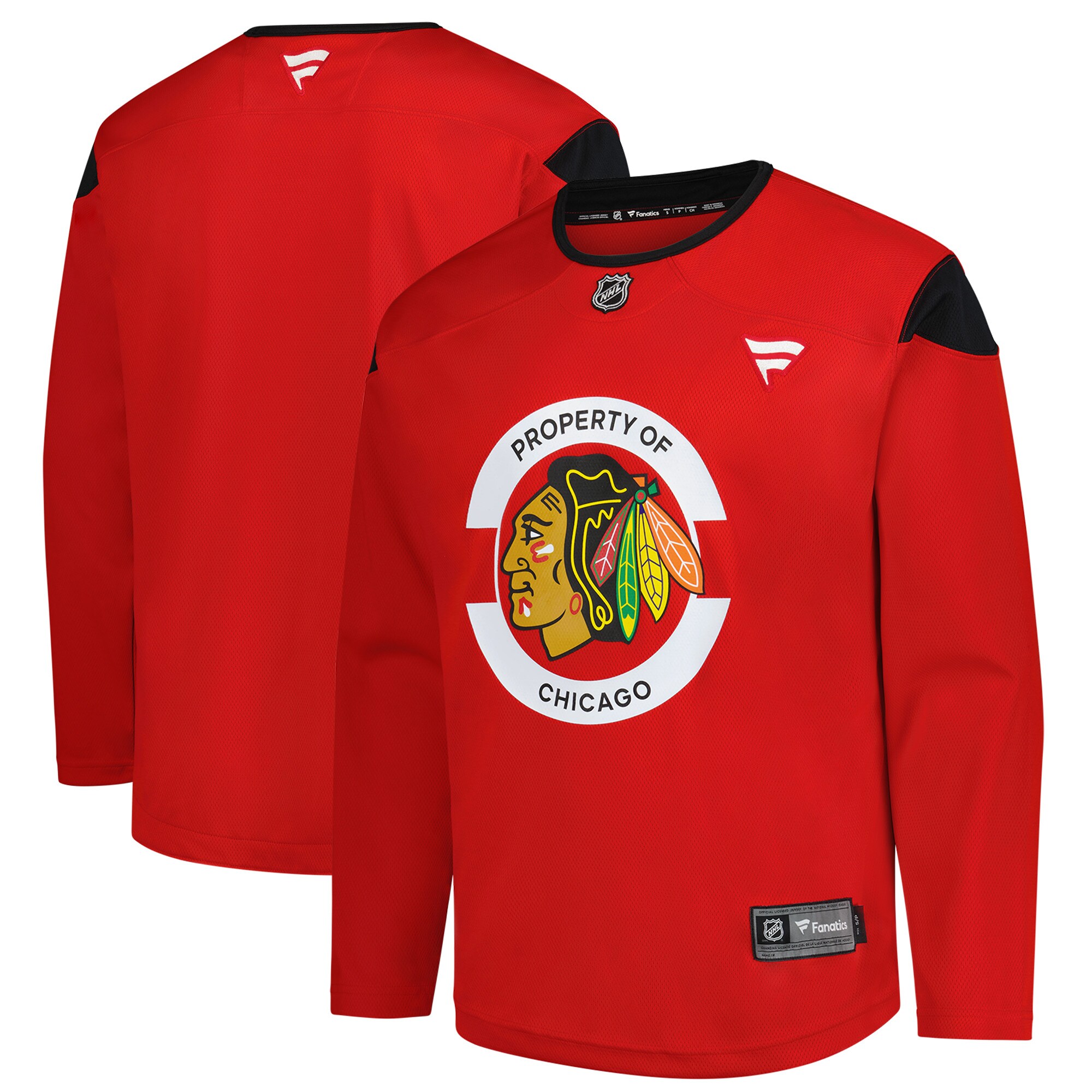 Men's Chicago Blackhawks Red Team Practice Jersey