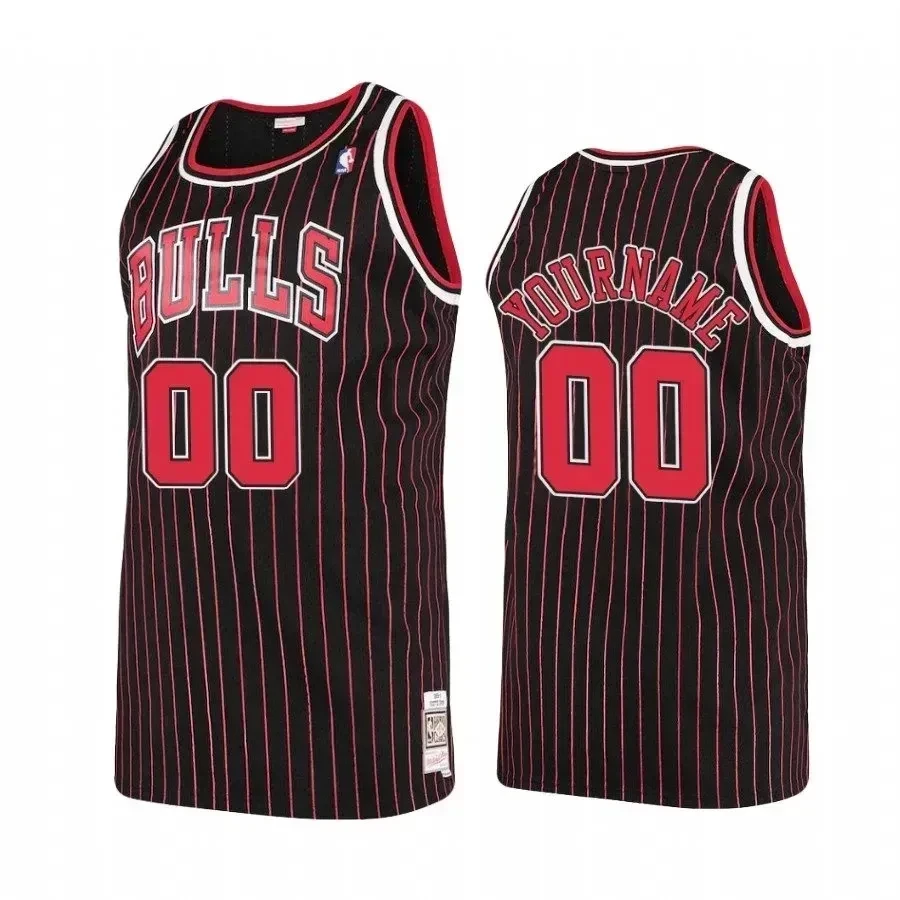 Men's Chicago Bulls Custom 00 Hardwood Classics Jersey