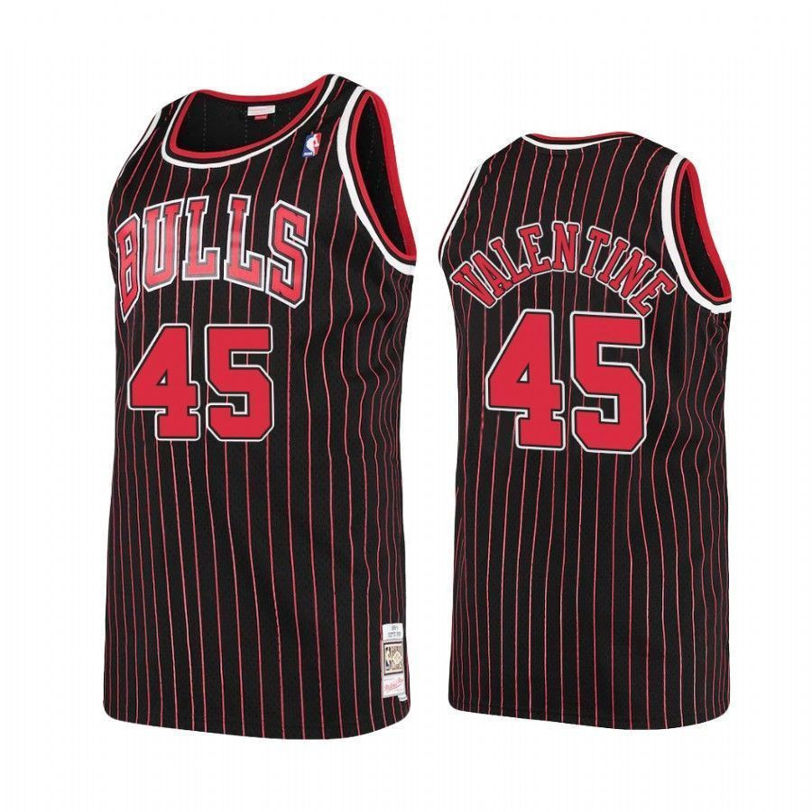 Men's Chicago Bulls Denzel Valentine 45 Hardwood Classics Jersey