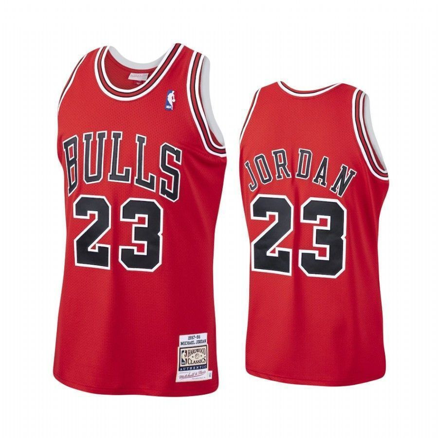 Men's Chicago Bulls Michael Jordan 23 Hardwood Classics Jersey