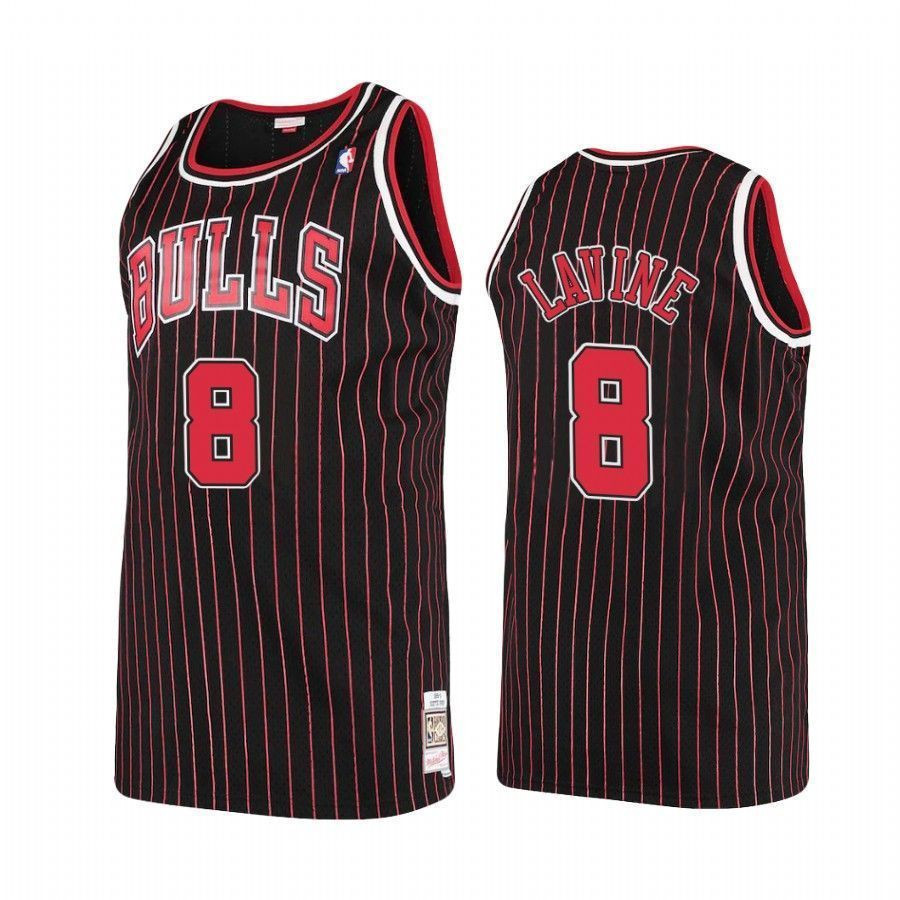 Men's Chicago Bulls Zach Lavine 8 Hardwood Classics Jersey