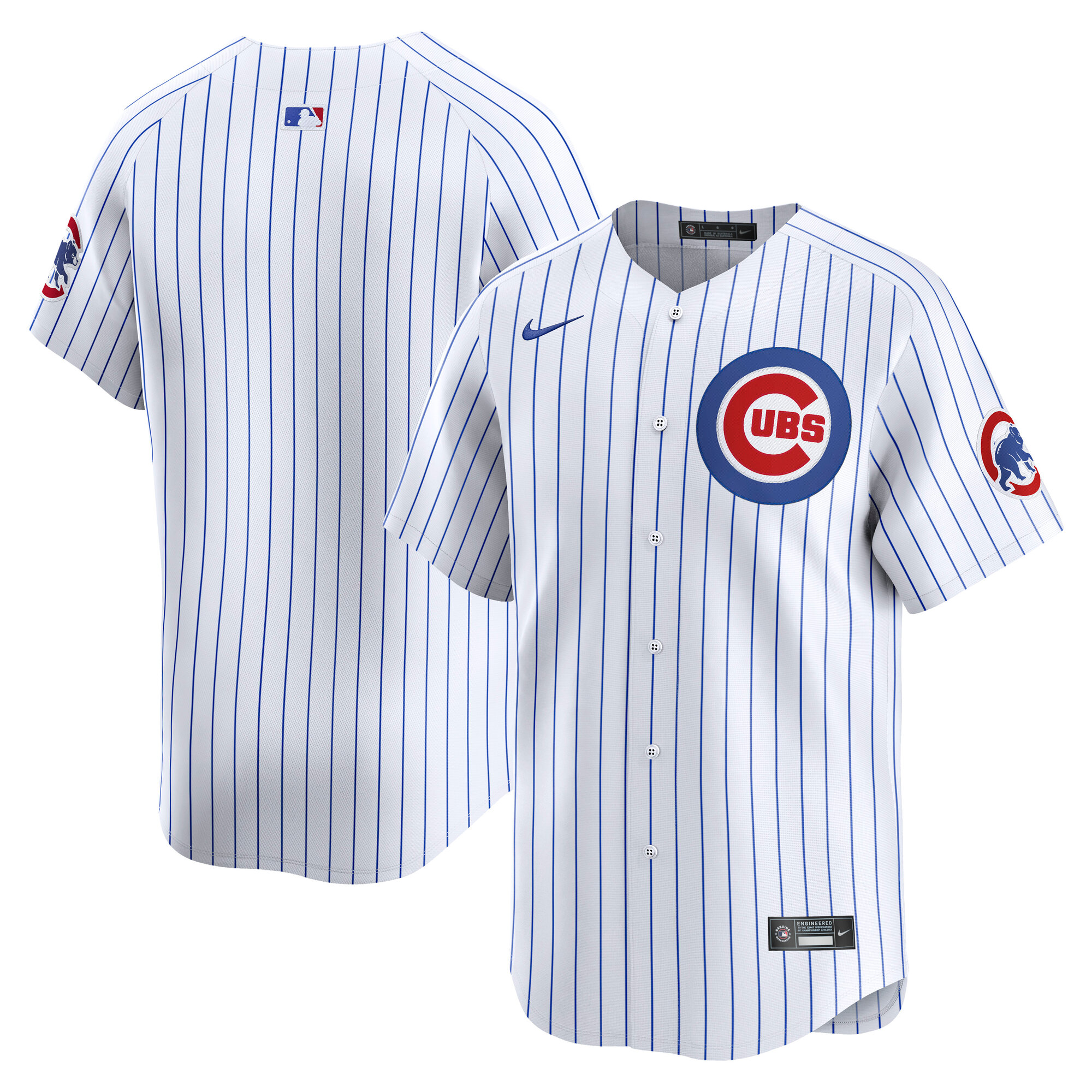 Men's Chicago Cubs White Home Limited Jersey