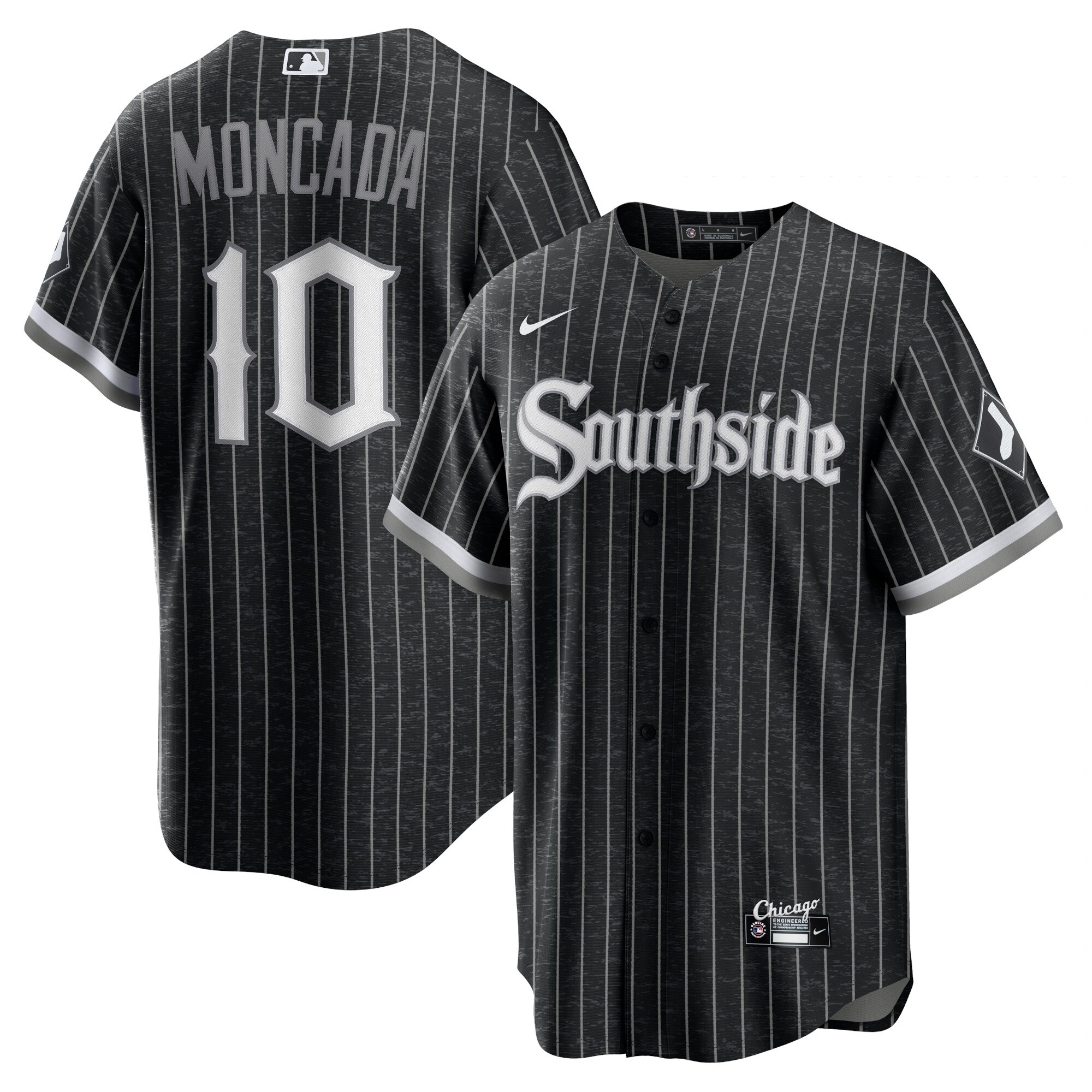 Men's Chicago White Sox Yoan Moncada Black City Connect Player Jersey