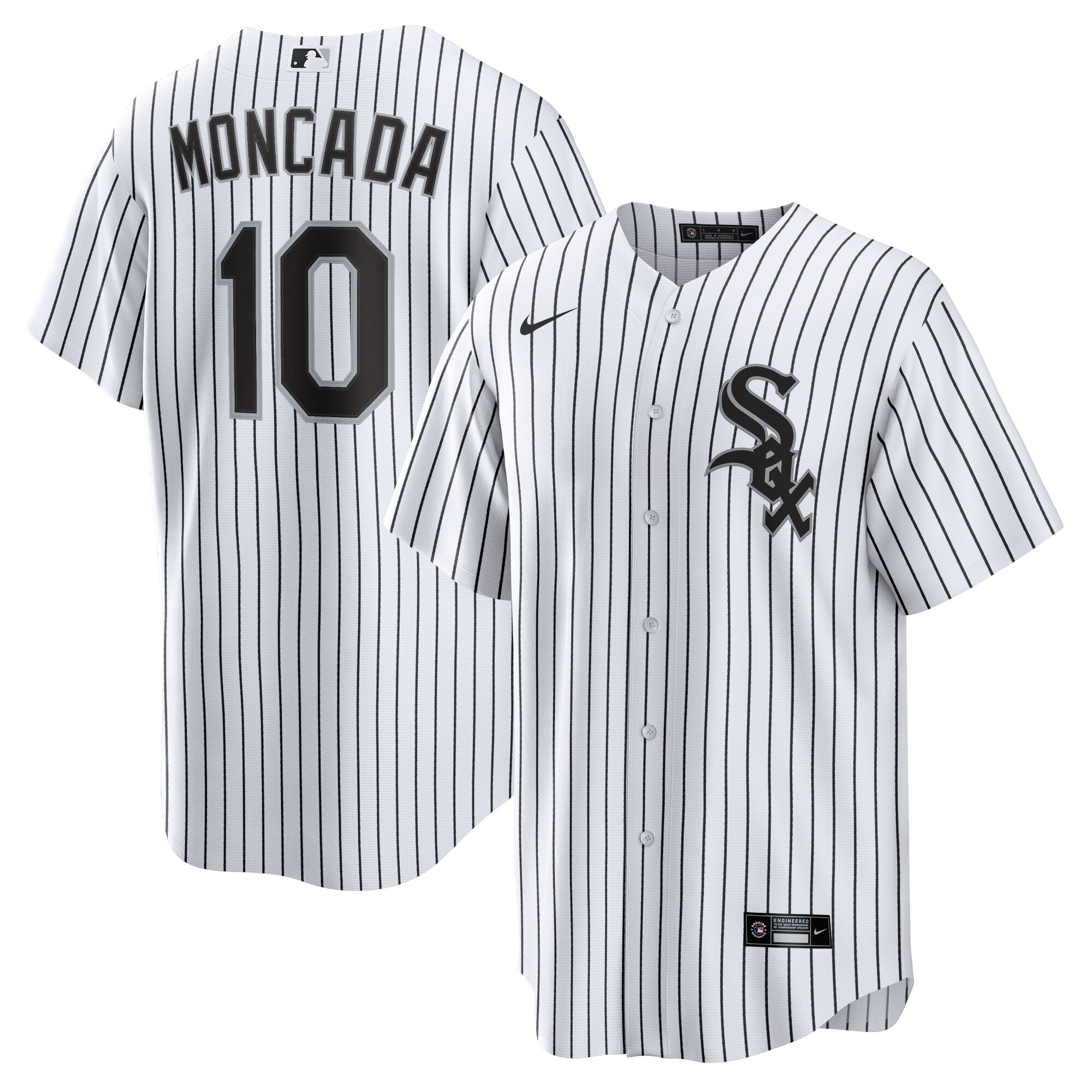 Men's Chicago White Sox Yoan Moncada White Home Player Name Jersey
